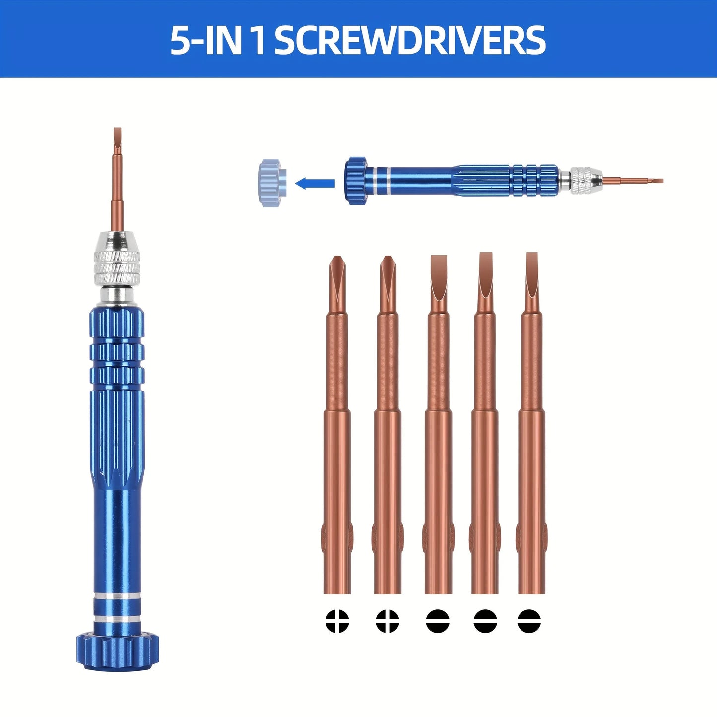 Watch Repair Kit, Professional Watch Repair Tool, Watch Battery Replacement Tool Kit 224pcs, Professional Spring Bar Tool Set, W