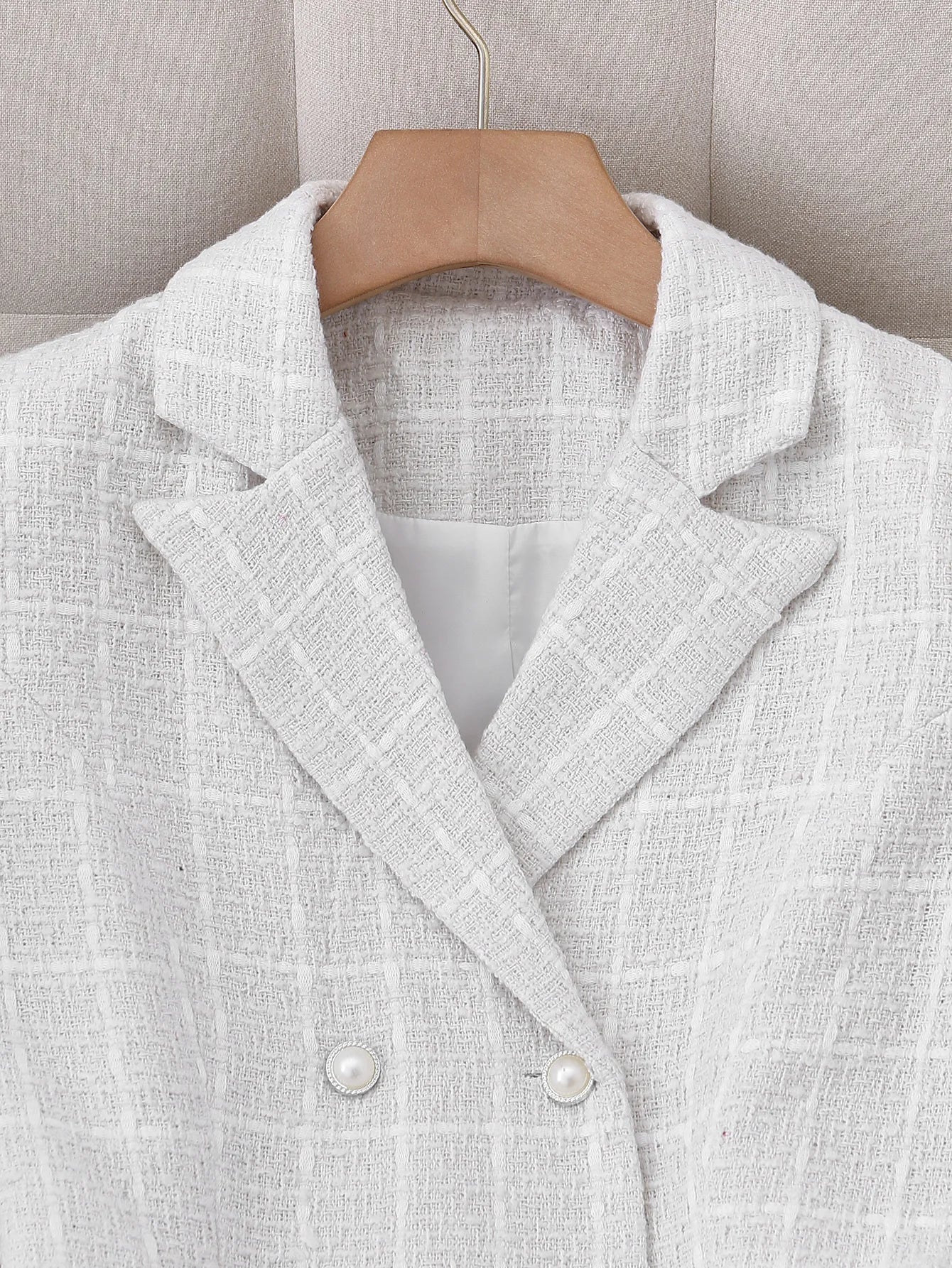 Women Regular Fit Lapel Collar Jacket And Skirt Set