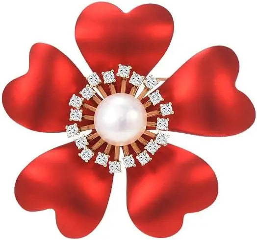 Floral Series Brooch Pins For Women Fashion Costume Pearl Flower Designer Broach & Pins Jewelry Christmas Gift