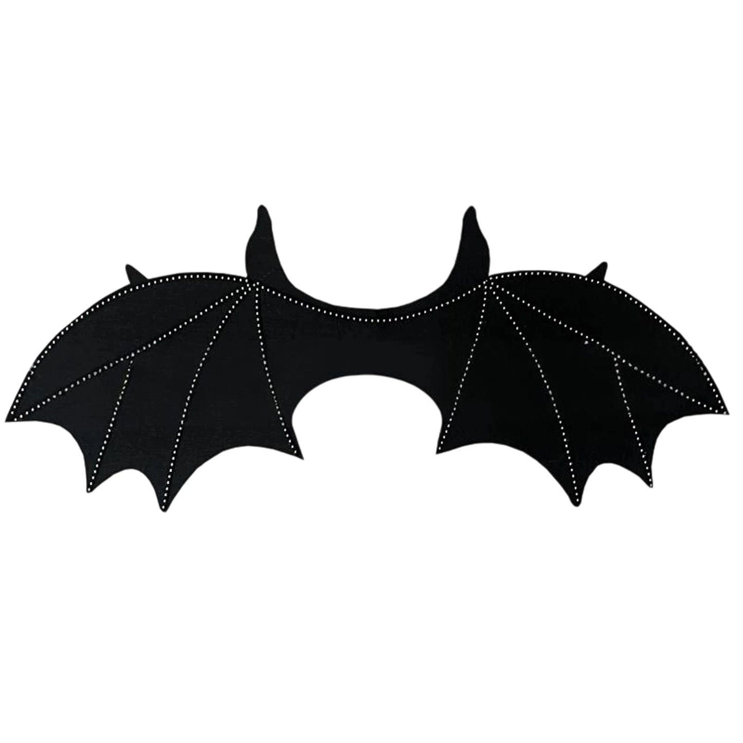 Halloween Gothic Black Bat Wing Star Decor Devil Wings Costume Accessories for Adults Unisex Halloween Party