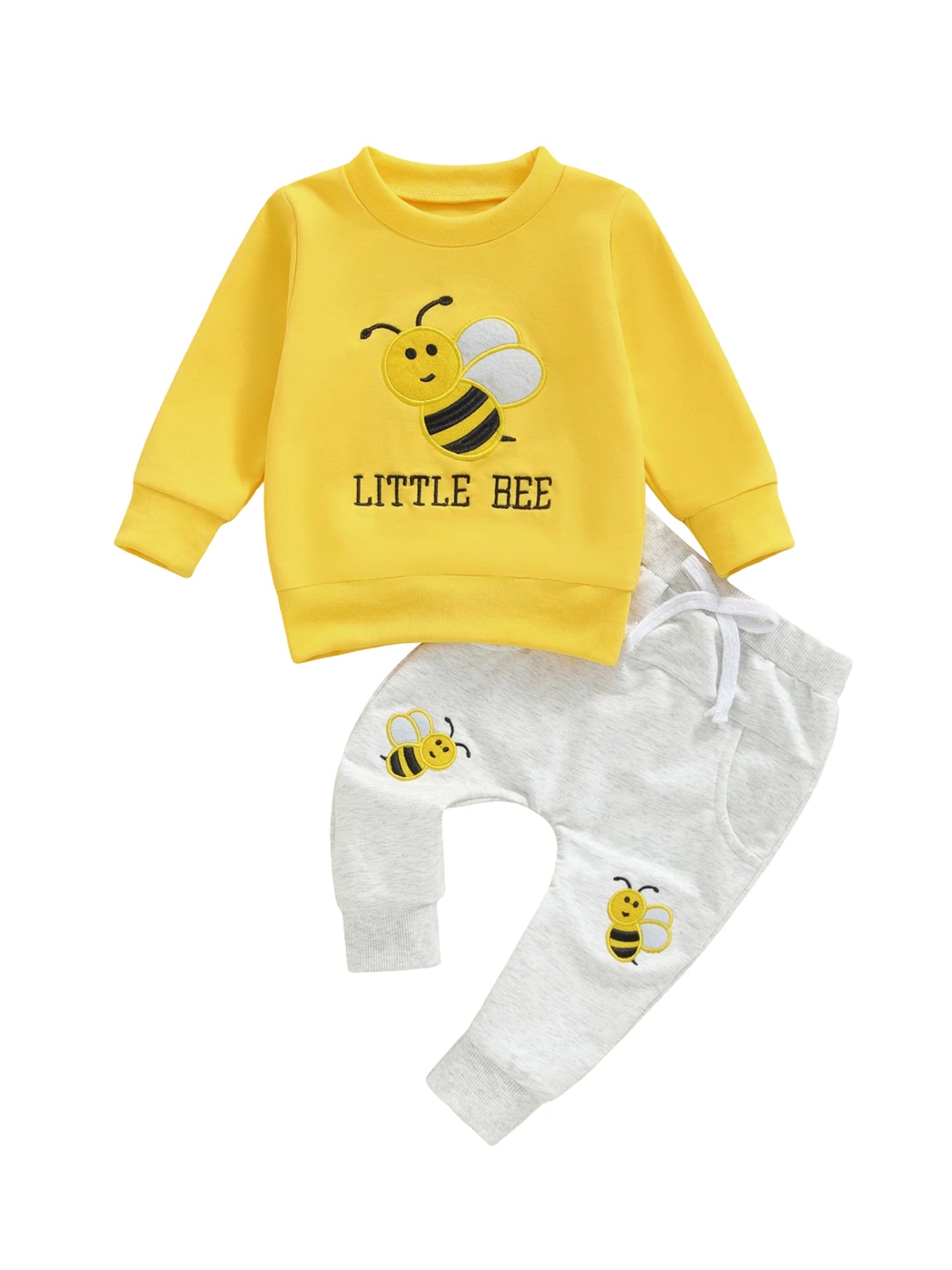 Adorable Infant Girls Winter Set Stylish Floral Print Hoodie with Leggings 2 Piece Outfits for Cold Weather