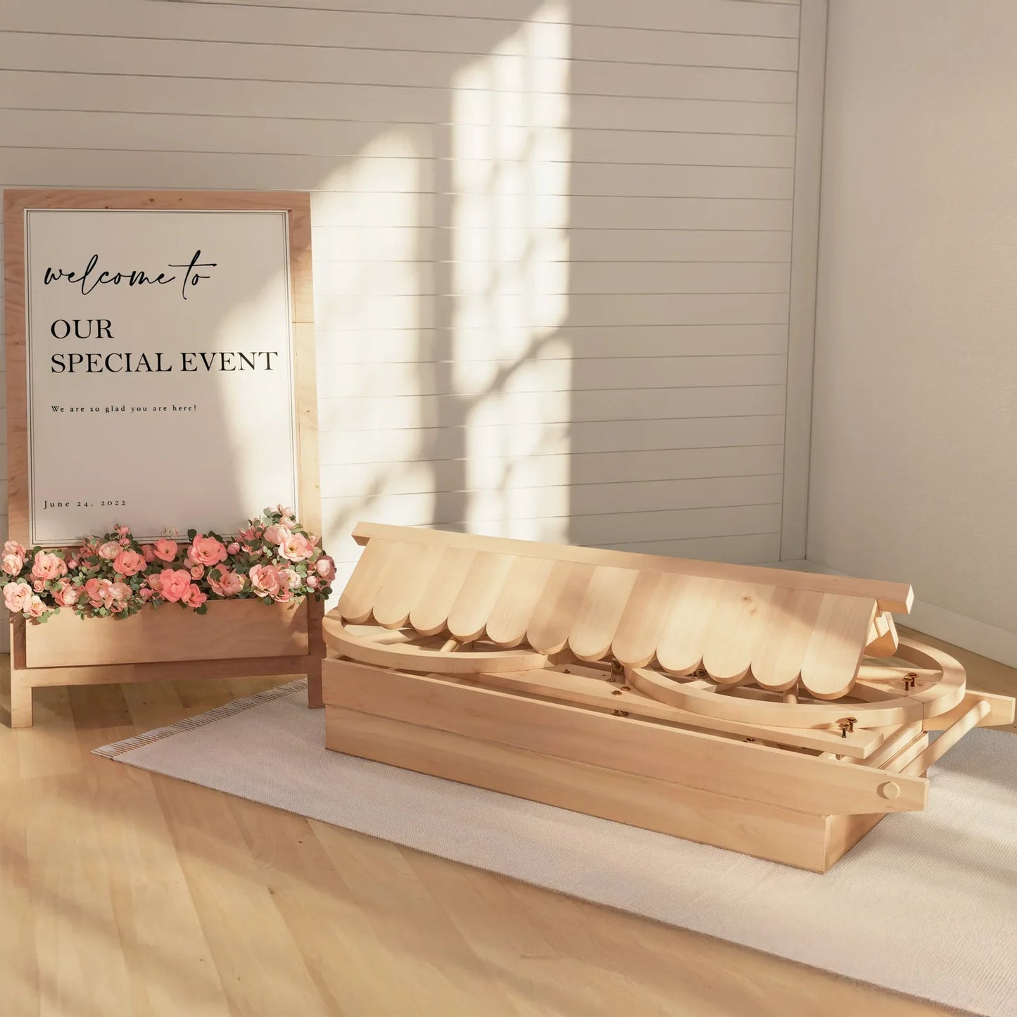 DIY Lemonade Stand & Collapsible Event Cart Plan | Wedding Bar, Party Gift Cart, Drink Station Building Plans ( Printed Plans )