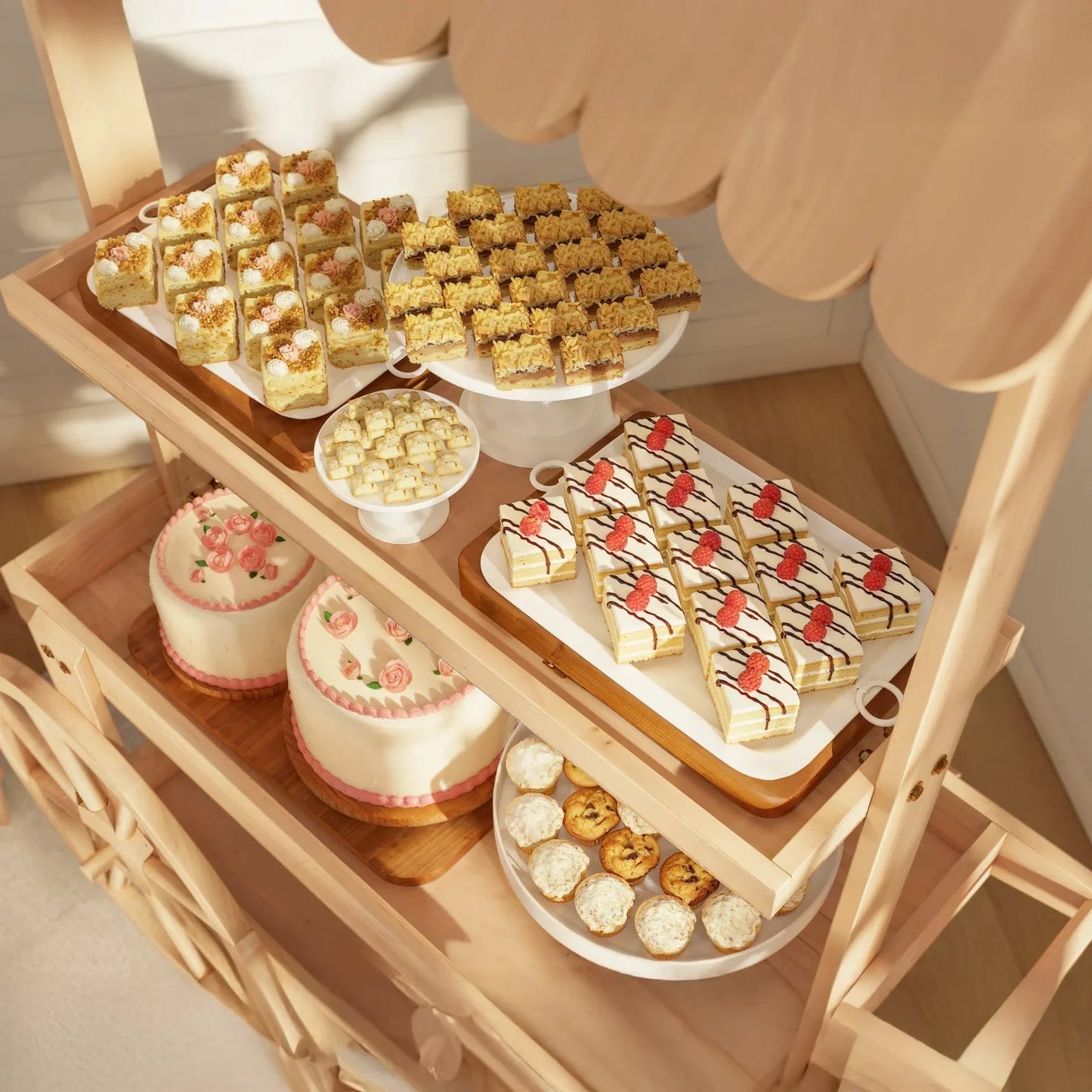 DIY Lemonade Stand & Collapsible Event Cart Plan | Wedding Bar, Party Gift Cart, Drink Station Building Plans ( Printed Plans )