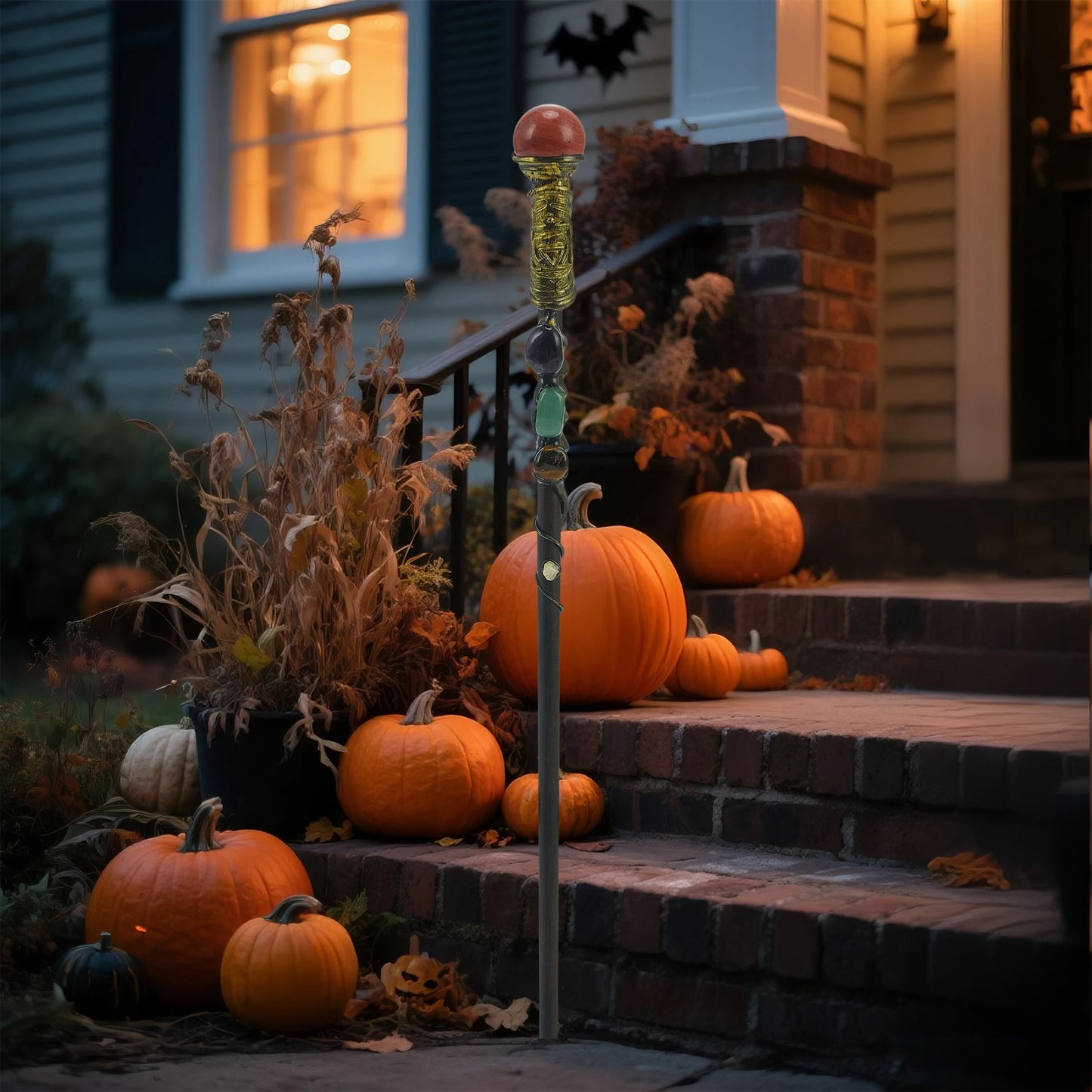 Magical Crystal Ball Halloween Costume Accessory for Witch Wizard Masquerade Party Dress Up Supplies and Props