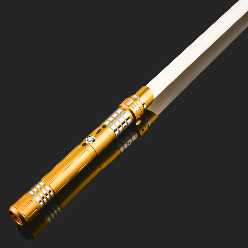 Light up Saber Luminous Toy For Kids Rechargeable 2 In 1 FX Dueling With 16 Colors 3 Sounds Modes For Children's Day Birthday Ha