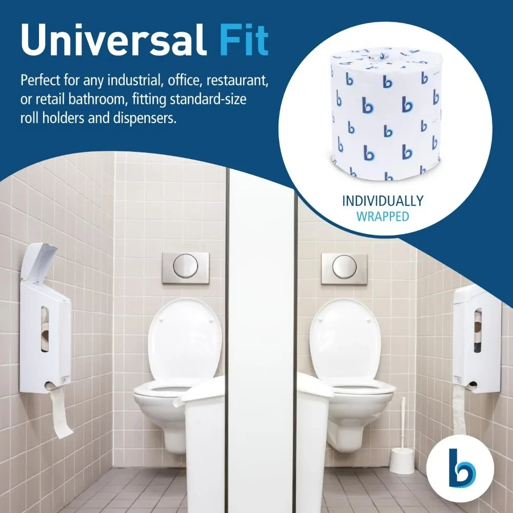 B6144 Two Ply Septic Safe Toilet Tissue White 96 Carton