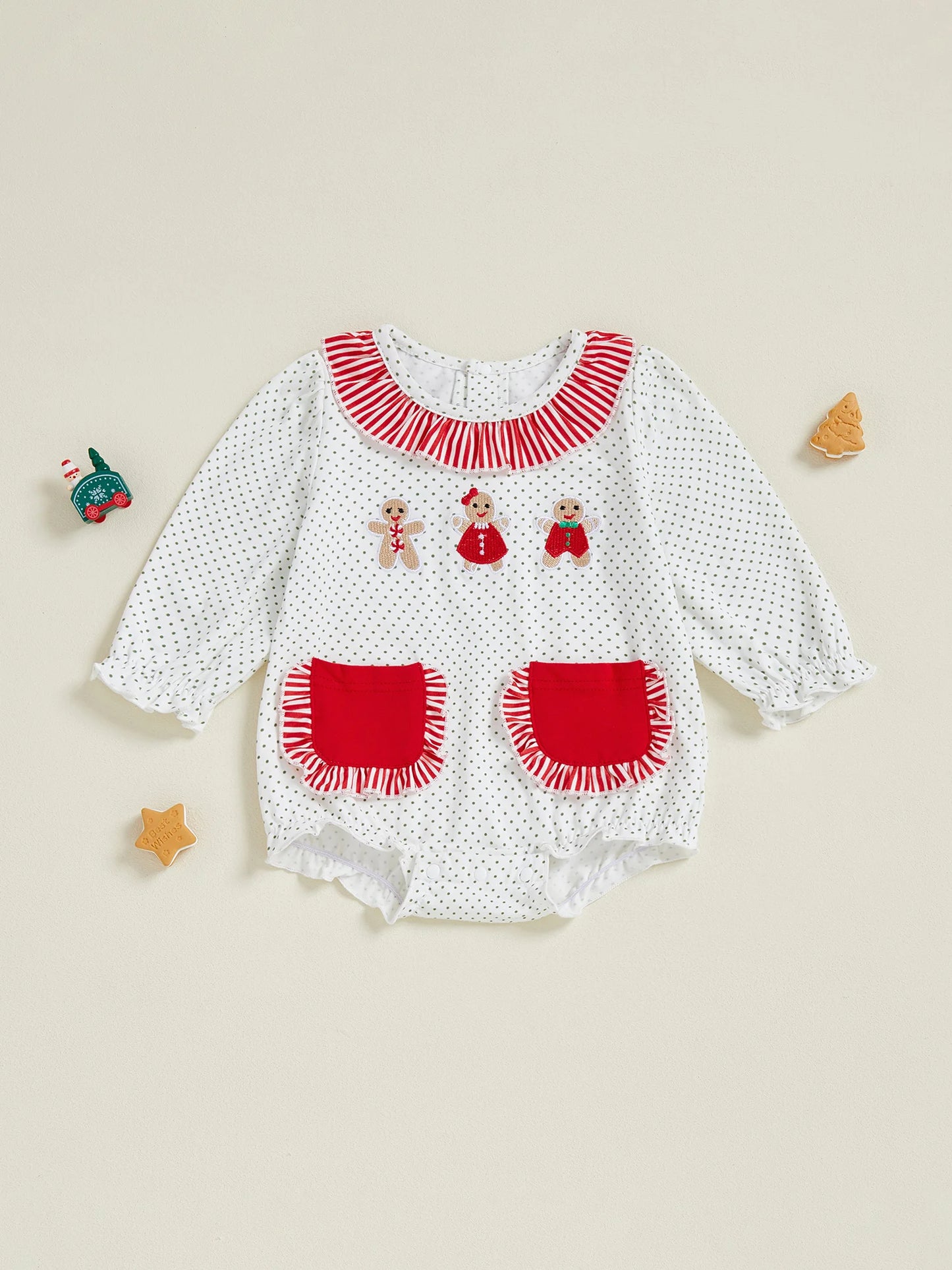 Toddler Girls Winter Jumpsuit Adorable Reindeer Print Long Sleeve Romper for Festive Holiday Parties and Playdates