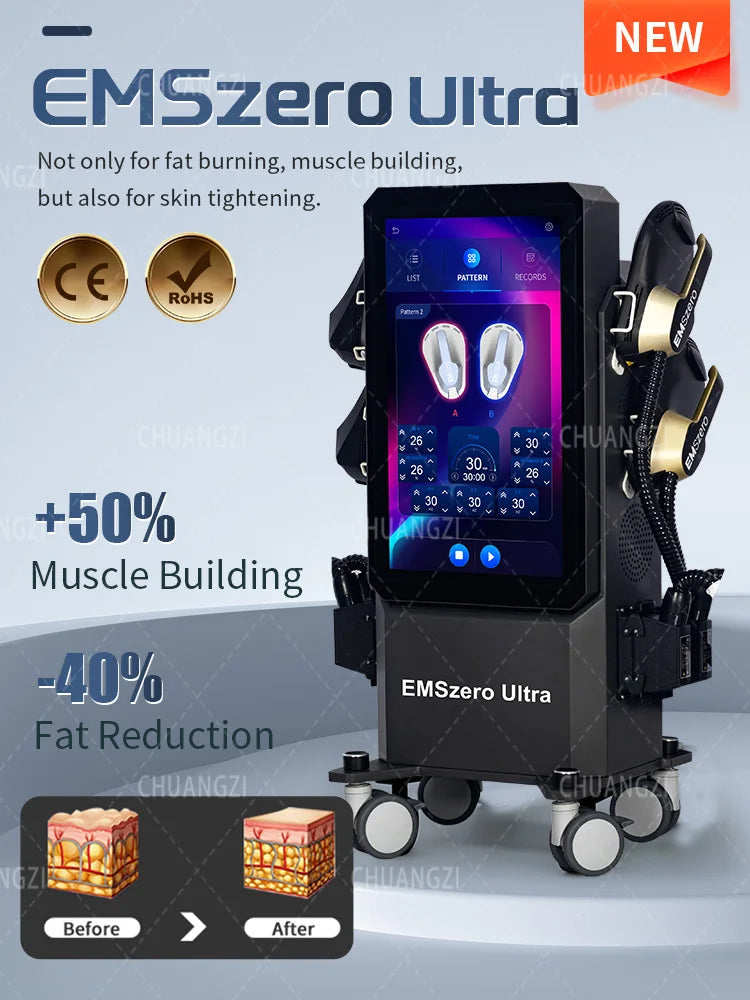 Myoslim Ultra Nova Machine Professional Body Sculpting 6500W Myoslim RF Muscle Stimulation Weight Loss Muscle Training