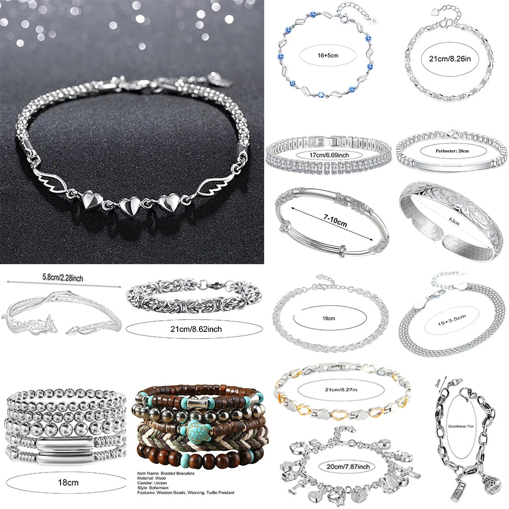 925 Sterling Silver Natural Kyanite Drop Earrings for Women Wedding Gifts Jewelry Vintage Hoop Earrings