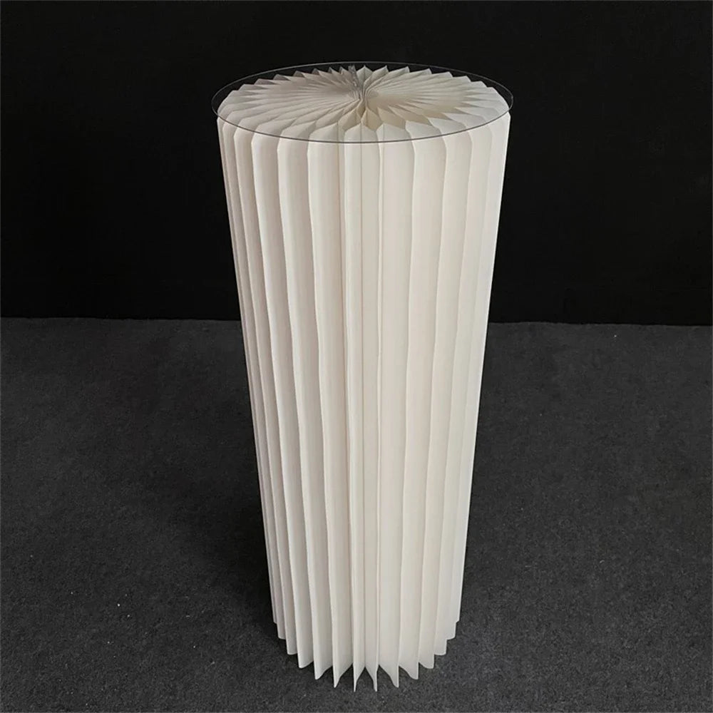 Cylindrical Paper Folding Festival Decoration Background Ornament Wedding Cake Stand Dessert Table Birthday Party Ramadan Decora