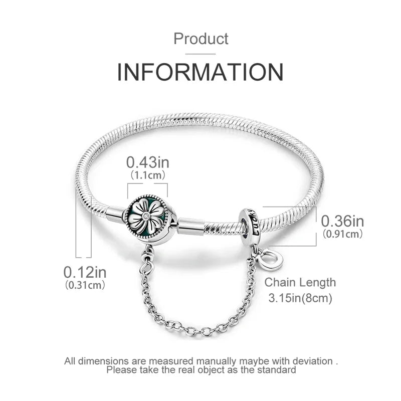 Pulsera Original de Plata de Ley 925 para Mujer – Diseño Corazón y Mariposa, Compatible con Pulsera Original
