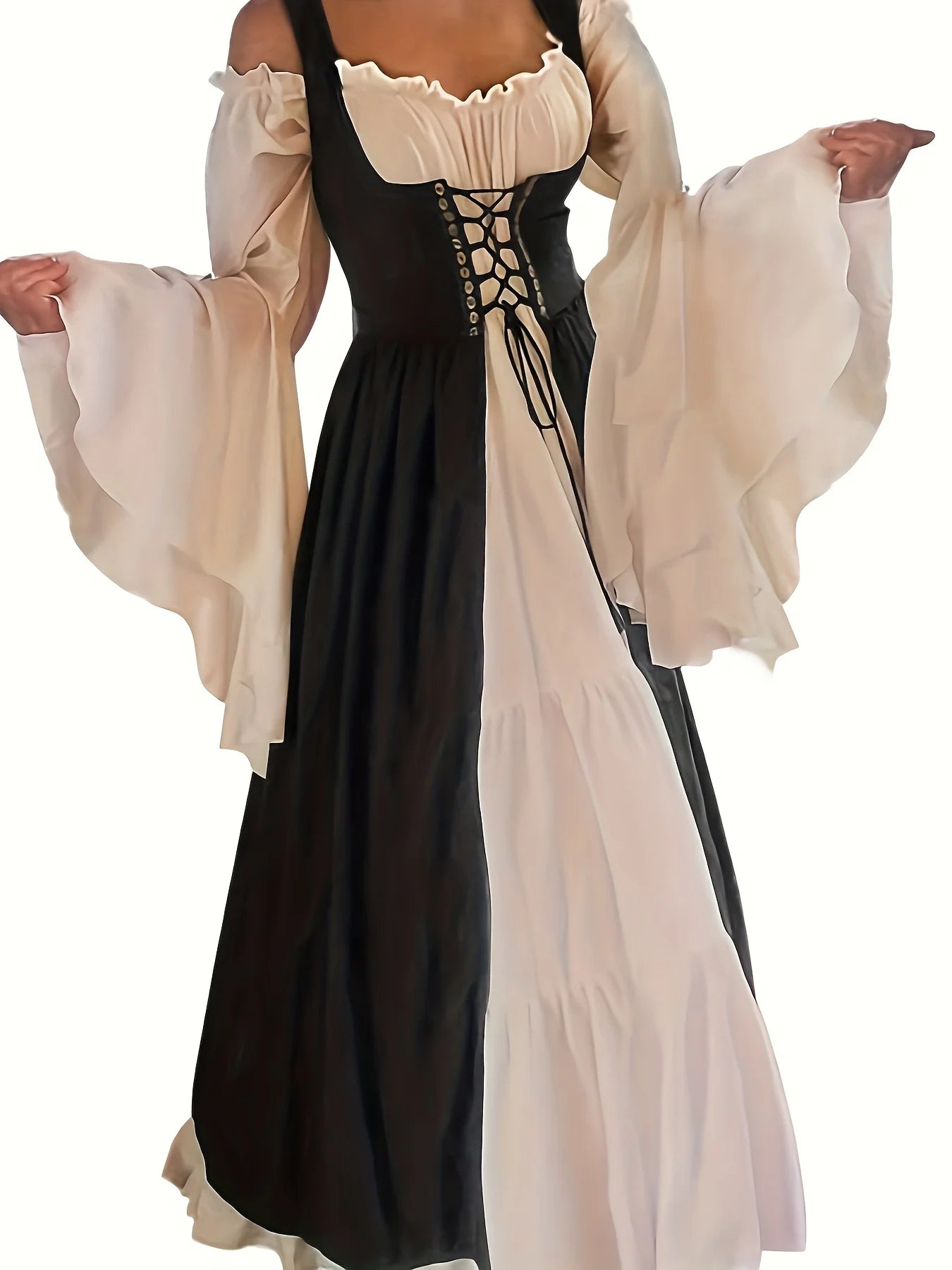 Womens's Medieval Renaissance Costume Cosplay Over Dress