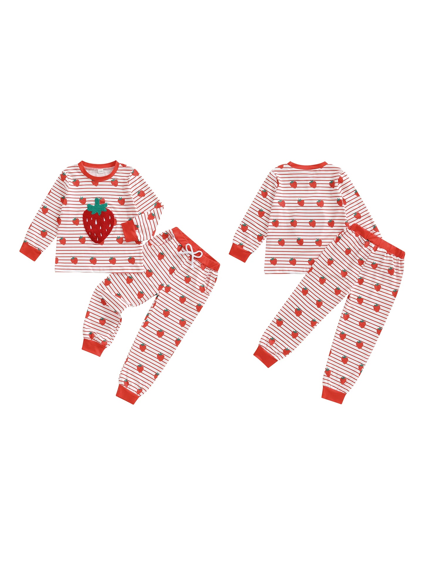 Adorable Baby Girl 2-Piece Winter Outfits with Cute Bear Print Hoodie and Pants Set Toddler Clothes for Cold Days