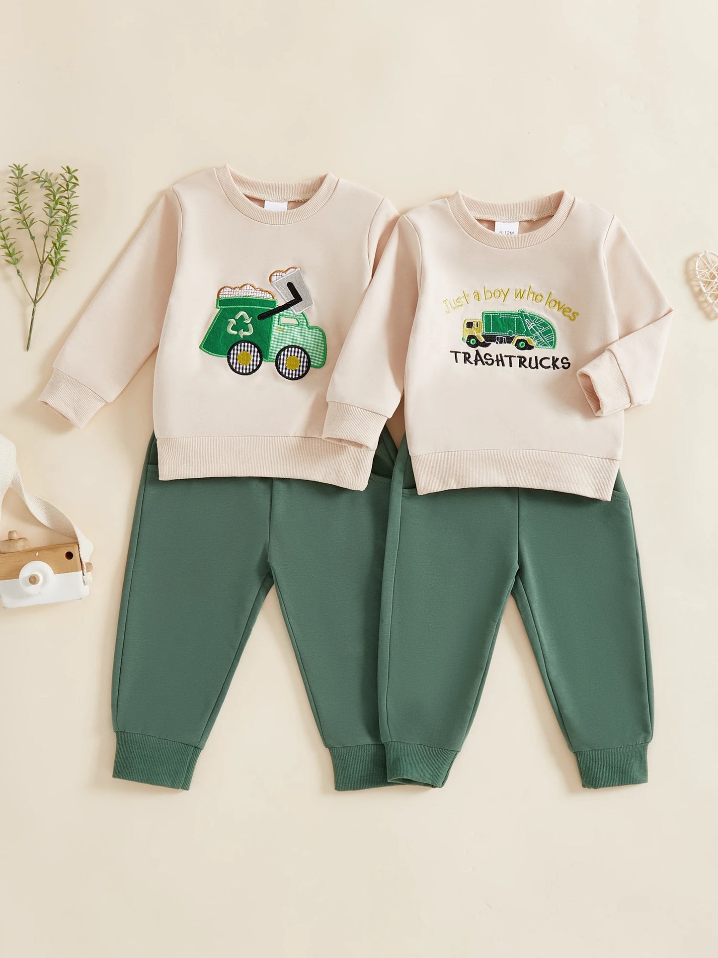 Toddler Girl 2Pcs Winter Outfit Long Sleeve Unicorn Embroidery Hoodie Leggings Set Cozy Clothes for Cold Days