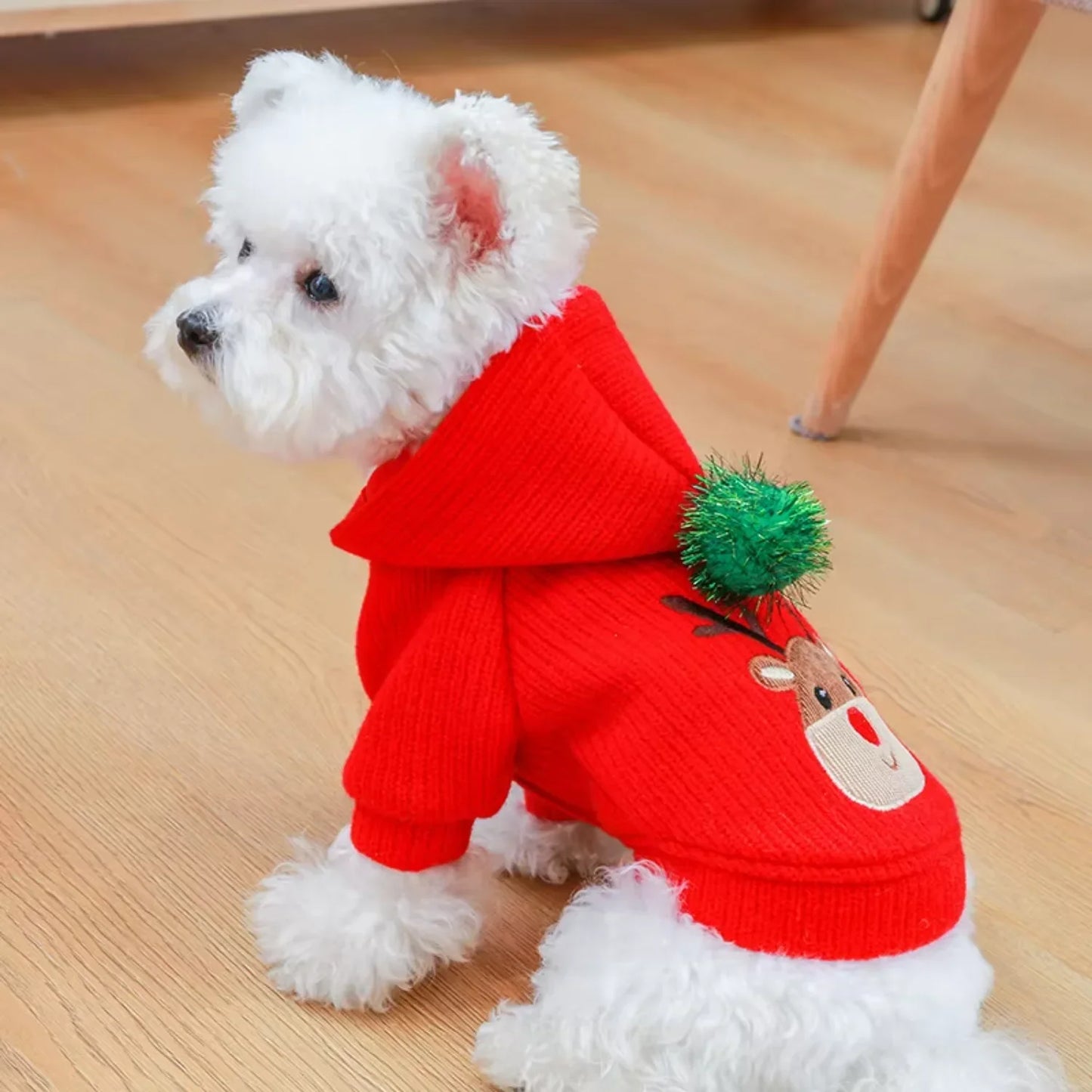 Pet Skirt Dress Warm Winter Christmas  Small Dog Clothes