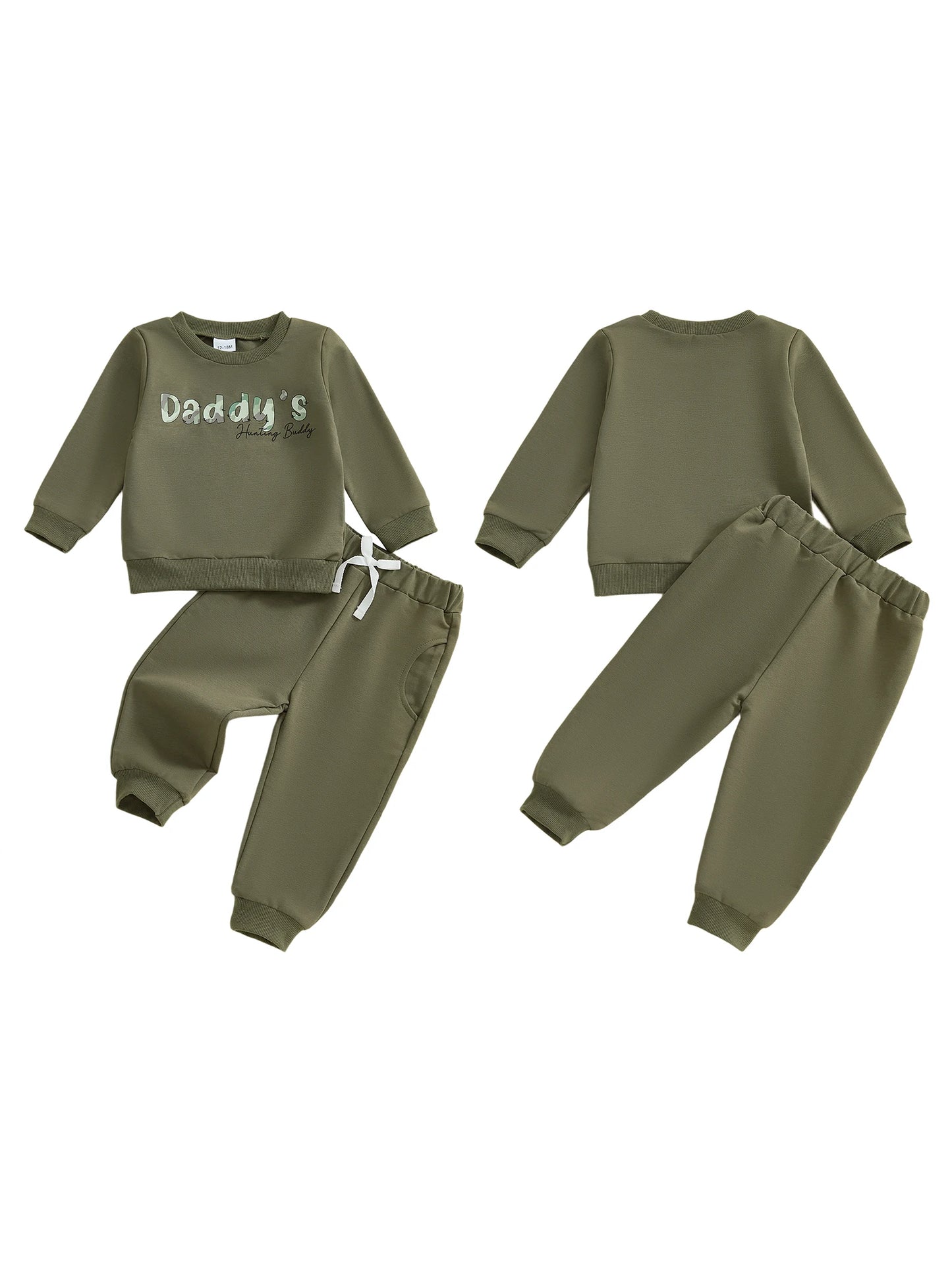 Adorable Infant Girl Winter Outfit Floral Print Hooded Jacket and Pants 2 Piece Set for Cold Weather Style