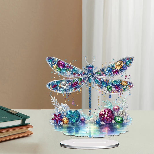 Acrylic 2D Flat Animal DIY Diamond Painting Desktop Ornaments Kit Diamond Painting Desktop Decorations Bedroom Table Decoration