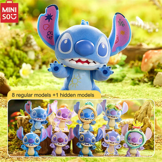 MINISO Disney Stitch Versatile Cool Series Blind Box Handmade Cartoon Character Surprise Blind Box Model Birthday Gift Random1PC