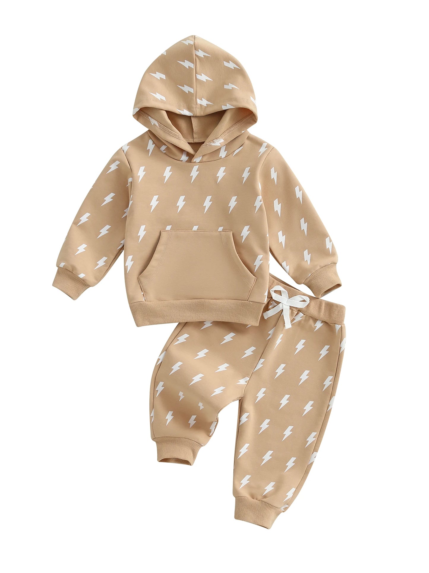 Toddler Boy Winter Outfit Camouflage Print Hoodie Sweatshirt and Jogger Pants Set for Baby Boys 2 Piece Clothing