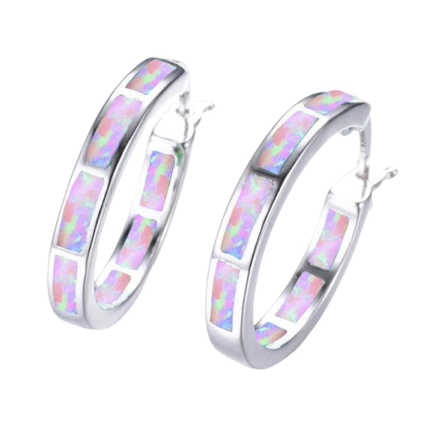 New 925 Sterling Silver Luxury Crystal Zircon Earrings Charms for Woman Cute Engagement Wedding Jewelry Gift