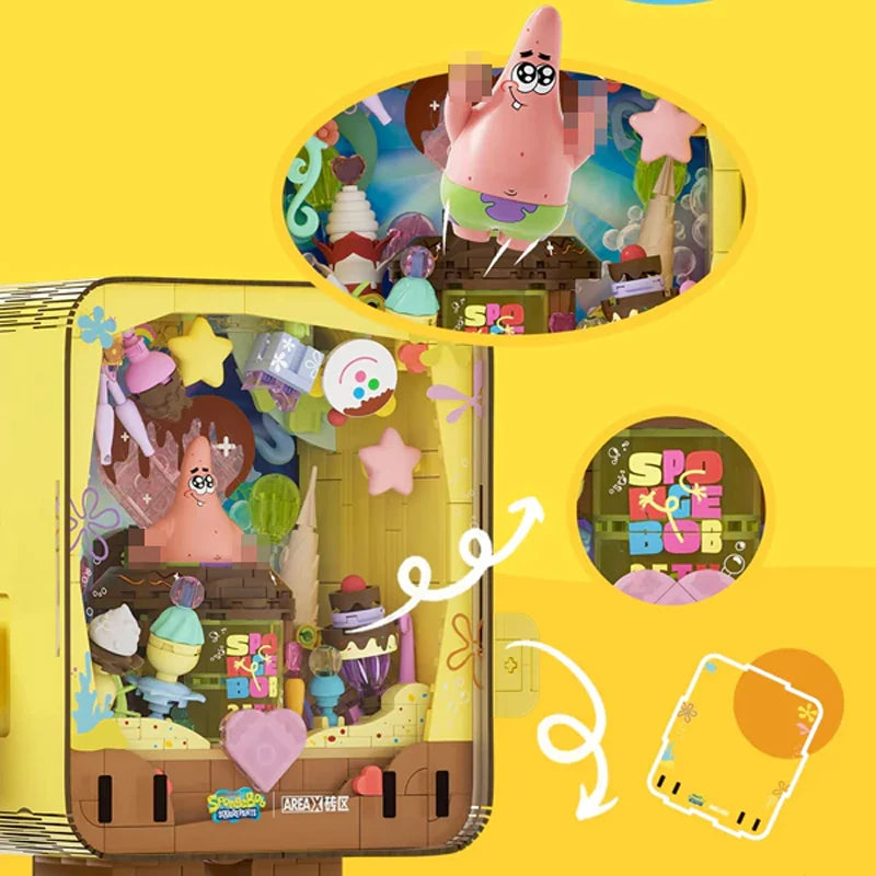 25th Anniversary Limited SpongeBob SquarePants Patrick Star Building Blocks Brick Toys Model Souvenir Ornaments Birthday Gift