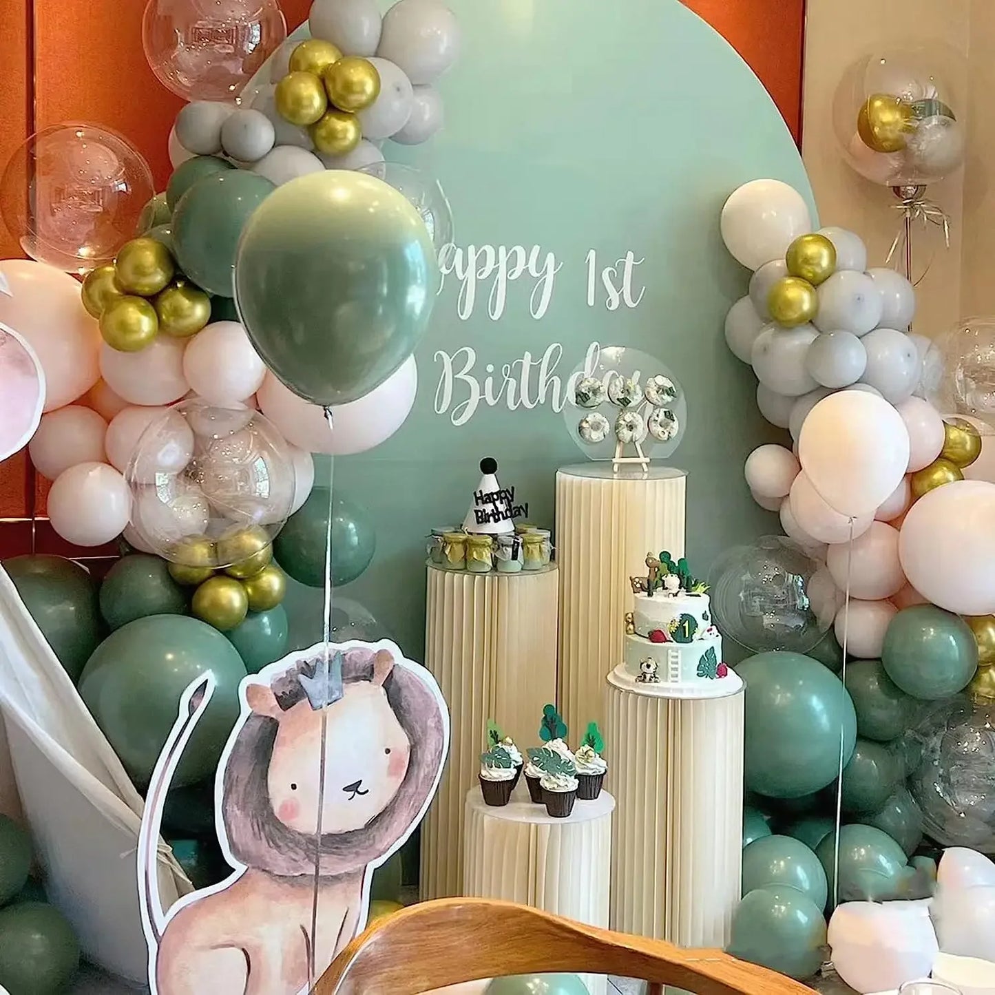 Cylindrical Paper Folding Festival Decoration Background Ornament Wedding Cake Stand Dessert Table Birthday Party Ramadan Decora