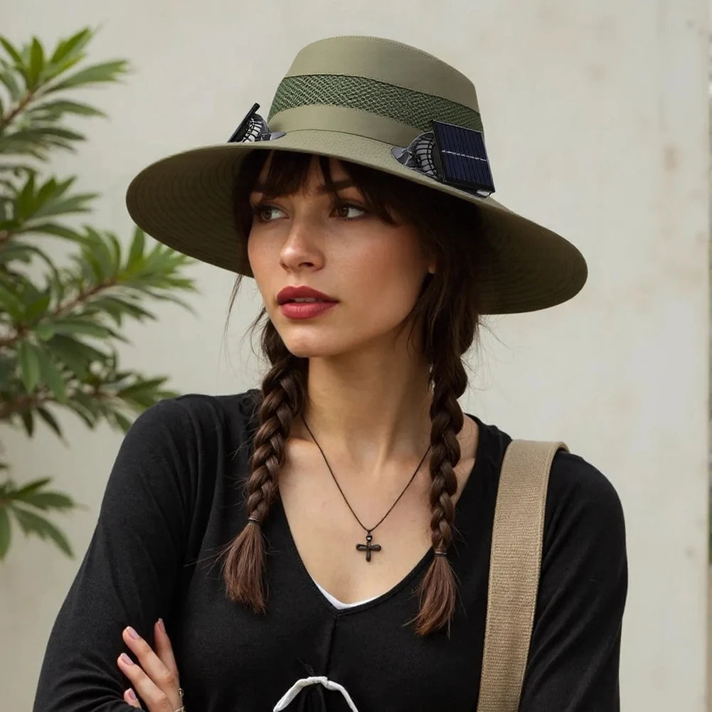 Sunshade Fishing Hat Quick-Dry Large Edge Cooling Hat 3 Modes Outdoor Drawstring Fishing Hat for Outdoor Riding Hiking Fishing