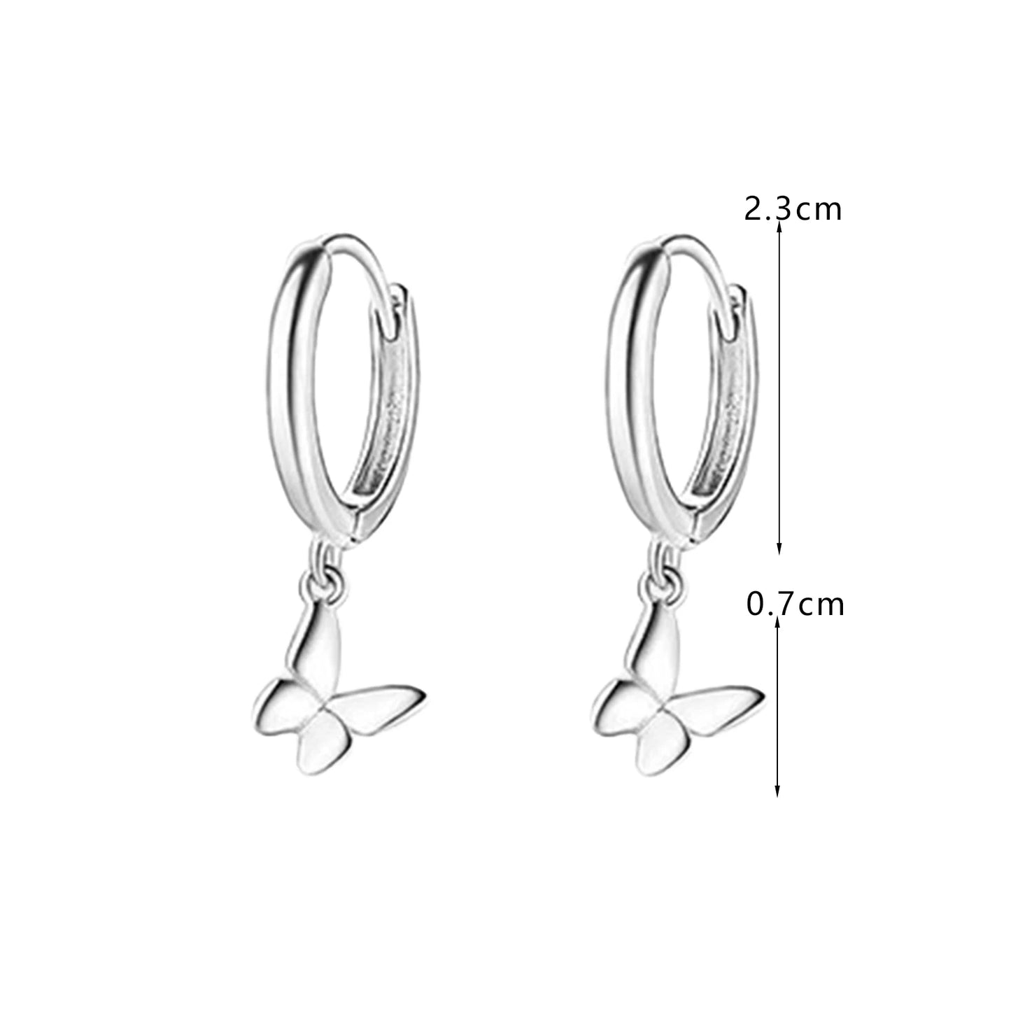 925 Sterling Silver Natural Kyanite Drop Earrings for Women Wedding Gifts Jewelry Vintage Hoop Earrings