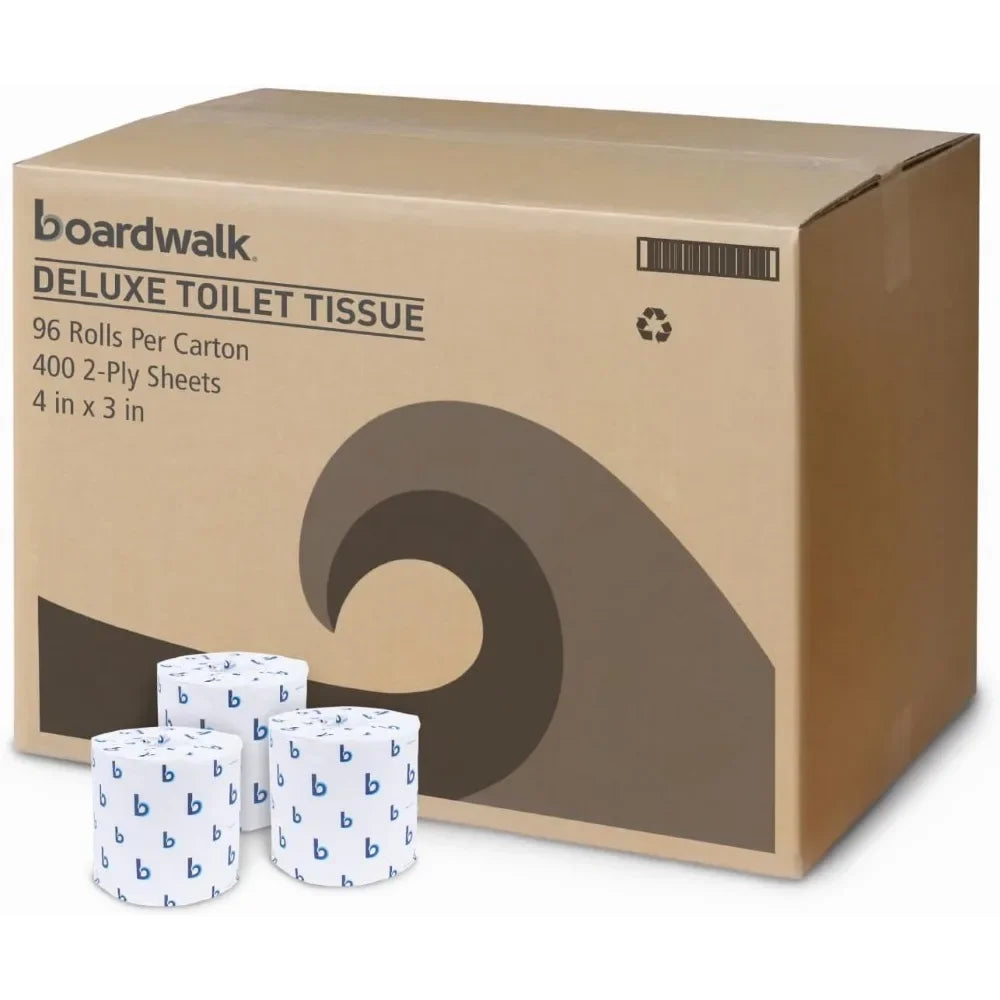 B6144 Two Ply Septic Safe Toilet Tissue White 96 Carton