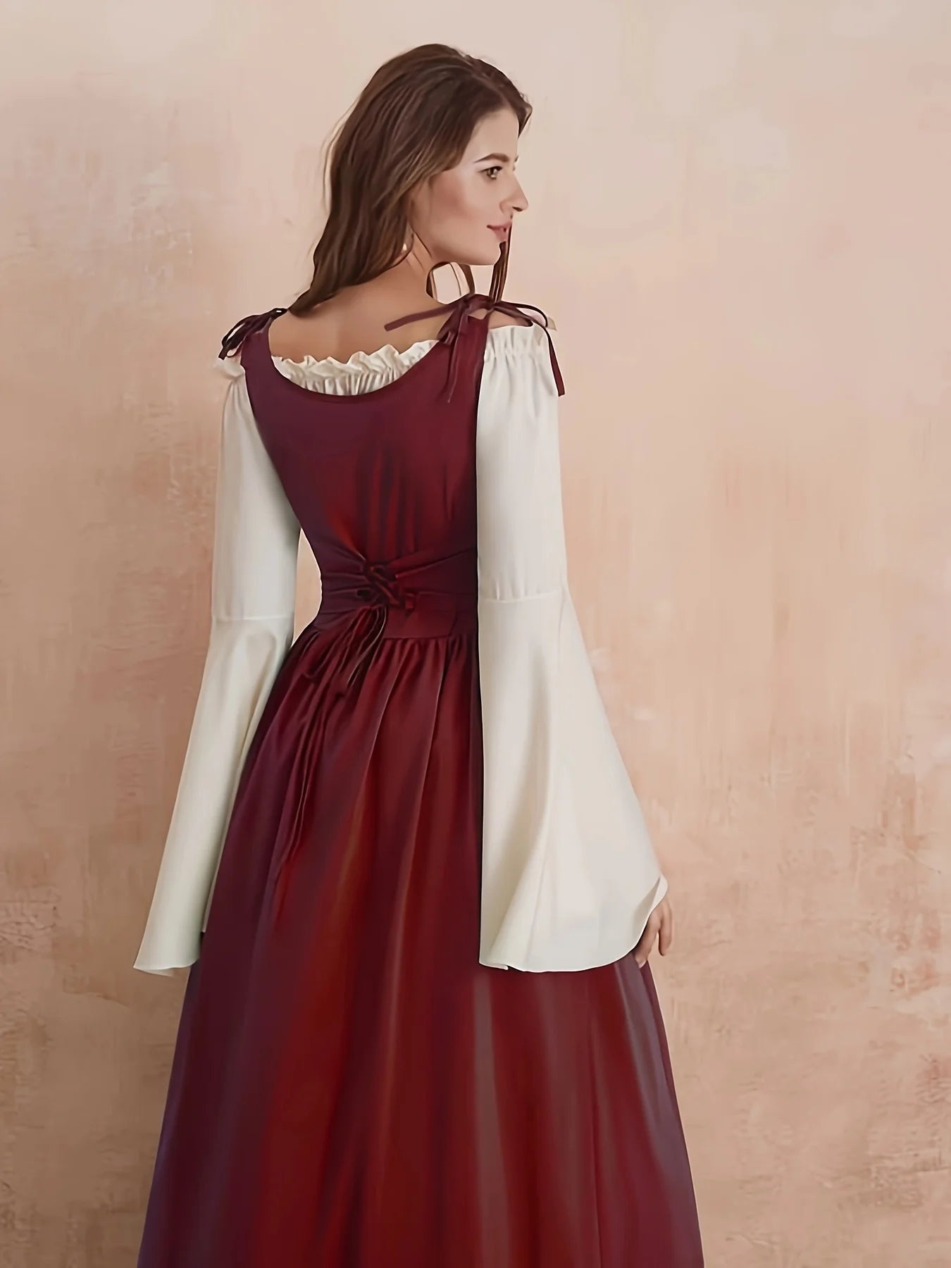 Womens's Medieval Renaissance Costume Cosplay Over Dress