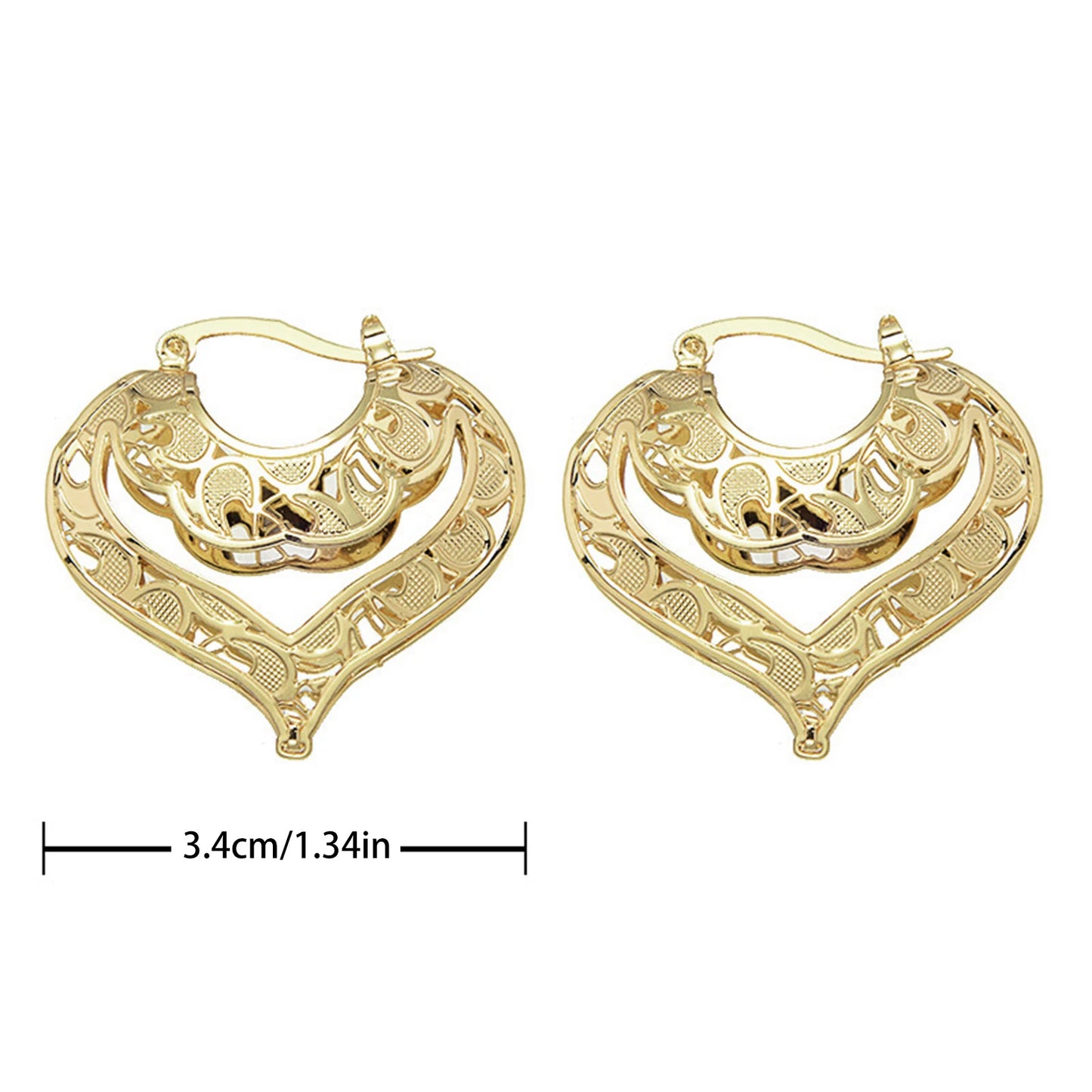 New 925 Sterling Silver Luxury Crystal Zircon Earrings Charms for Woman Cute Engagement Wedding Jewelry Gift