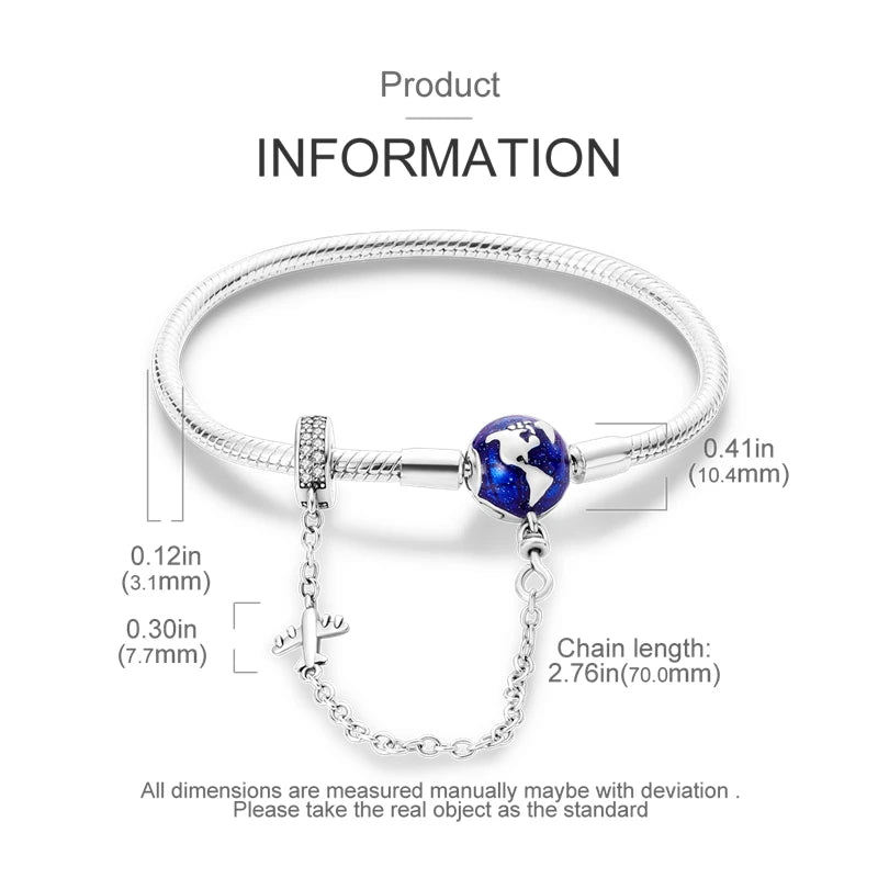 Pulsera Original de Plata de Ley 925 para Mujer – Diseño Corazón y Mariposa, Compatible con Pulsera Original