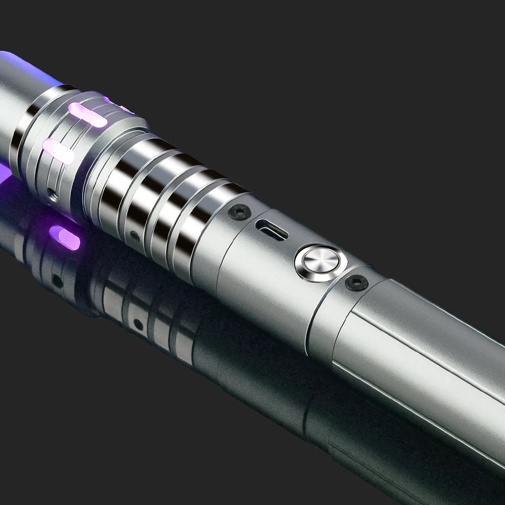 Light up Saber Luminous Toy For Kids Rechargeable 2 In 1 FX Dueling With 16 Colors 3 Sounds Modes For Children's Day Birthday Ha