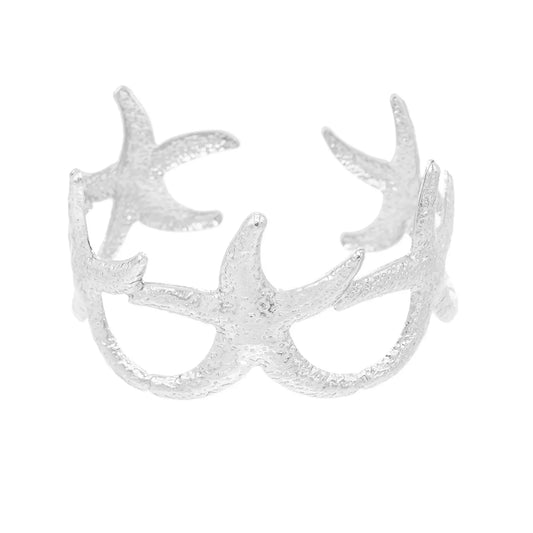 New Fashion Golden Alloy 2 Starfish Arm Bracelet for Women  Summer Beach \Dance Party Cuff Bracelets Jewlery Accessories Gifts