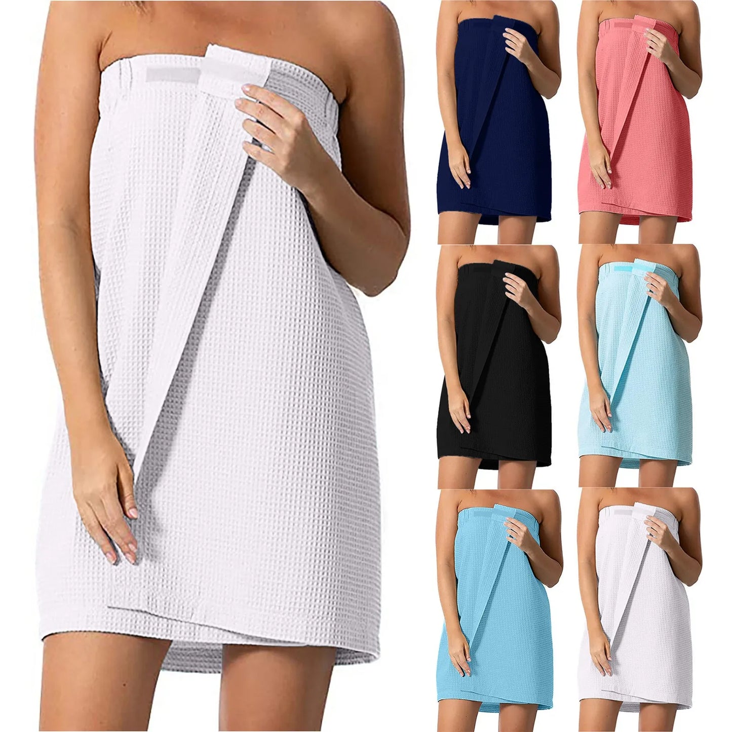 Women'S Bath Towel Women'S Bath Skirt Quick-Drying Chest Wipe Bathrobe Spa Gym Pool Travelling Bath Towel Body Wrap With Closure