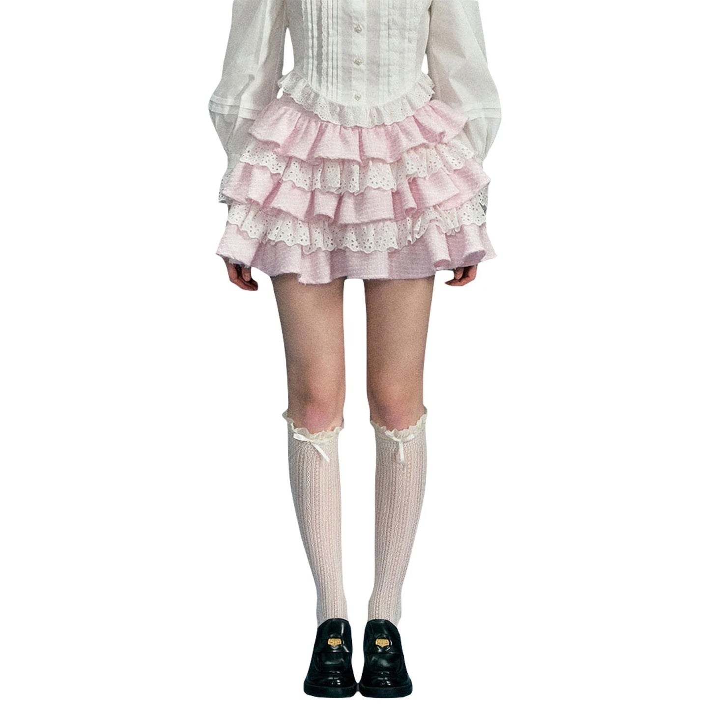 Women s Tartan Checkered Pleated Mini Skirts with High Waistband and Delicate Lace Detailing for a Flirty Look