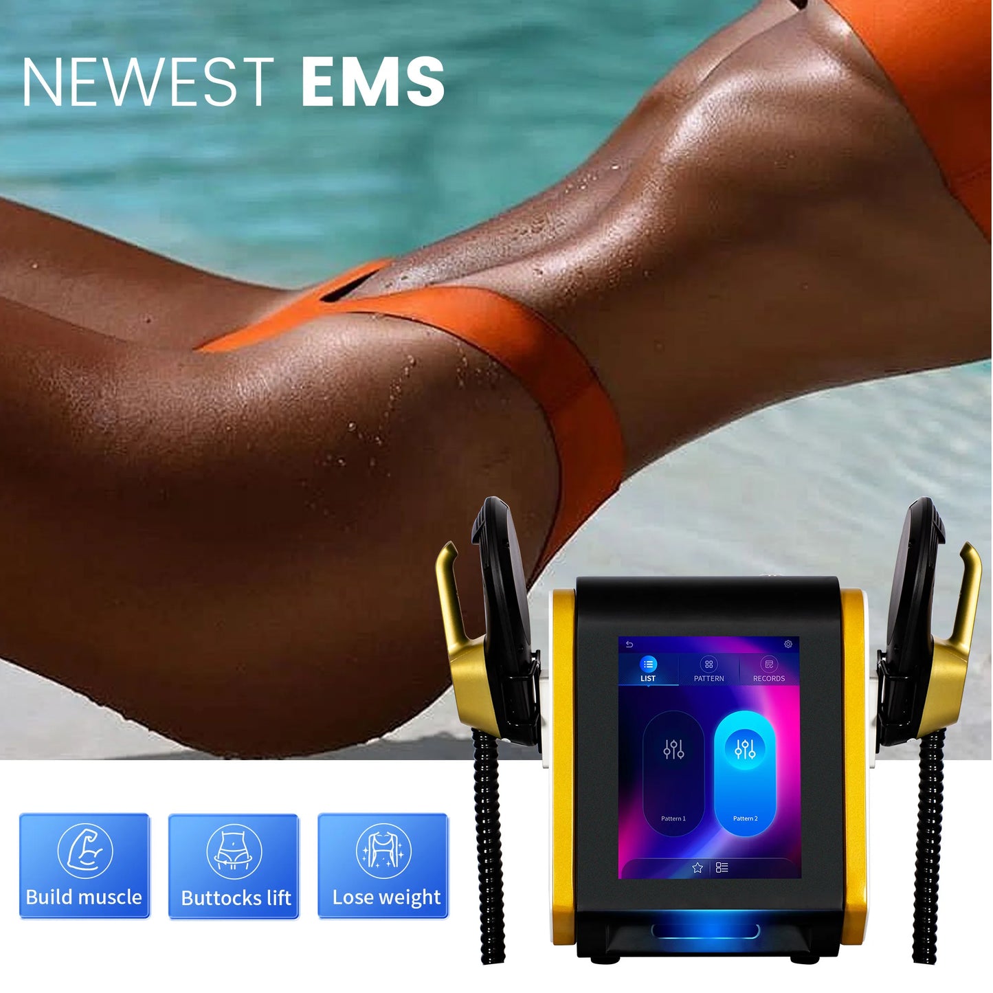 6500w NEO Body Slimming 15 T Nova Fat Burning Muscle Body Sculpting Electromagnetic Stimulate Sculpt Therapy Machine