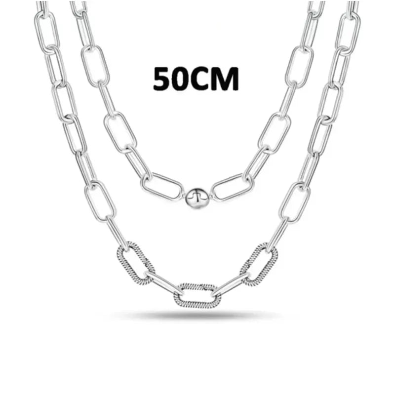 Collar de Plata 925 Nuevo: Corazón + Lazo Cuadrado de Árbol de la Vida – Exquisito Regalo de Joyería de Alta Calidad