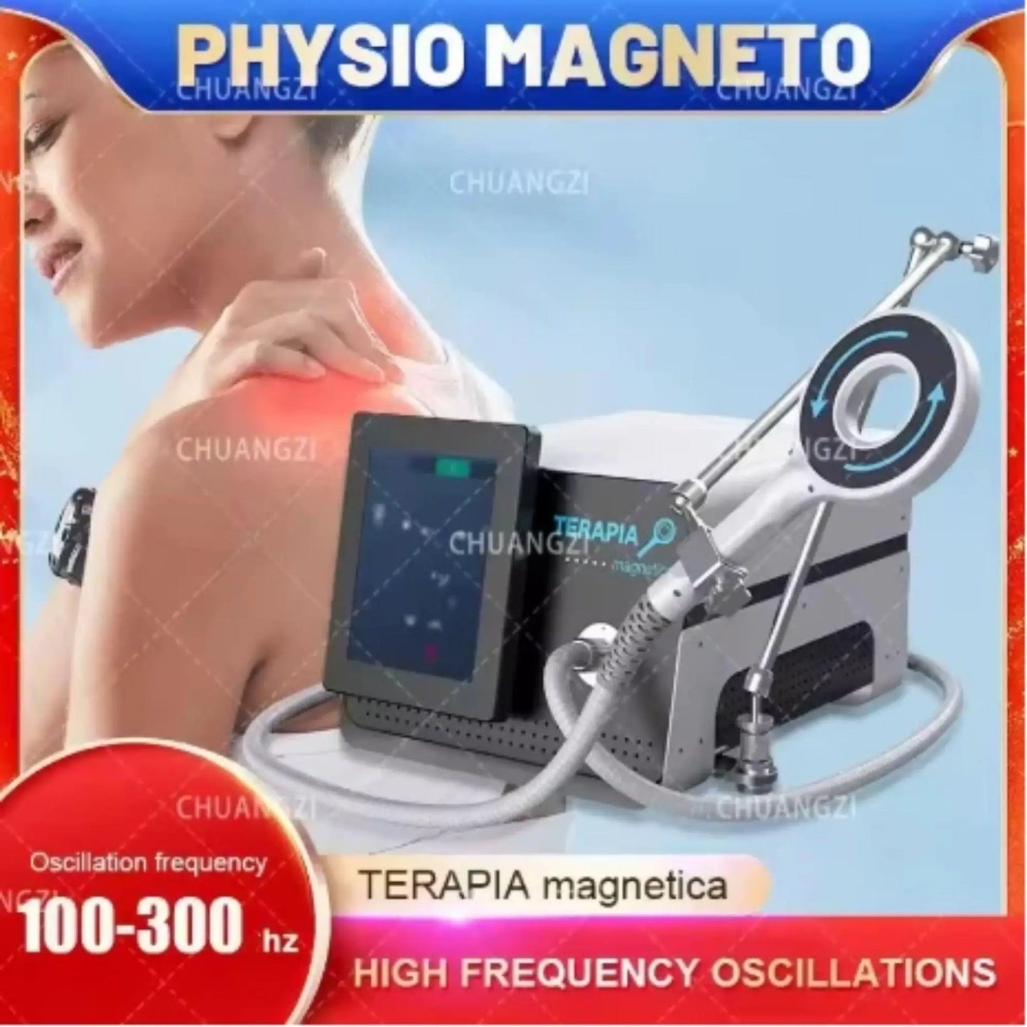 Emtt Physio Magneto therapy Hottest Magnetoterapia Pain Relief PEMF Sports Injury Therapy Magnetotherapy Physiotherapy Device