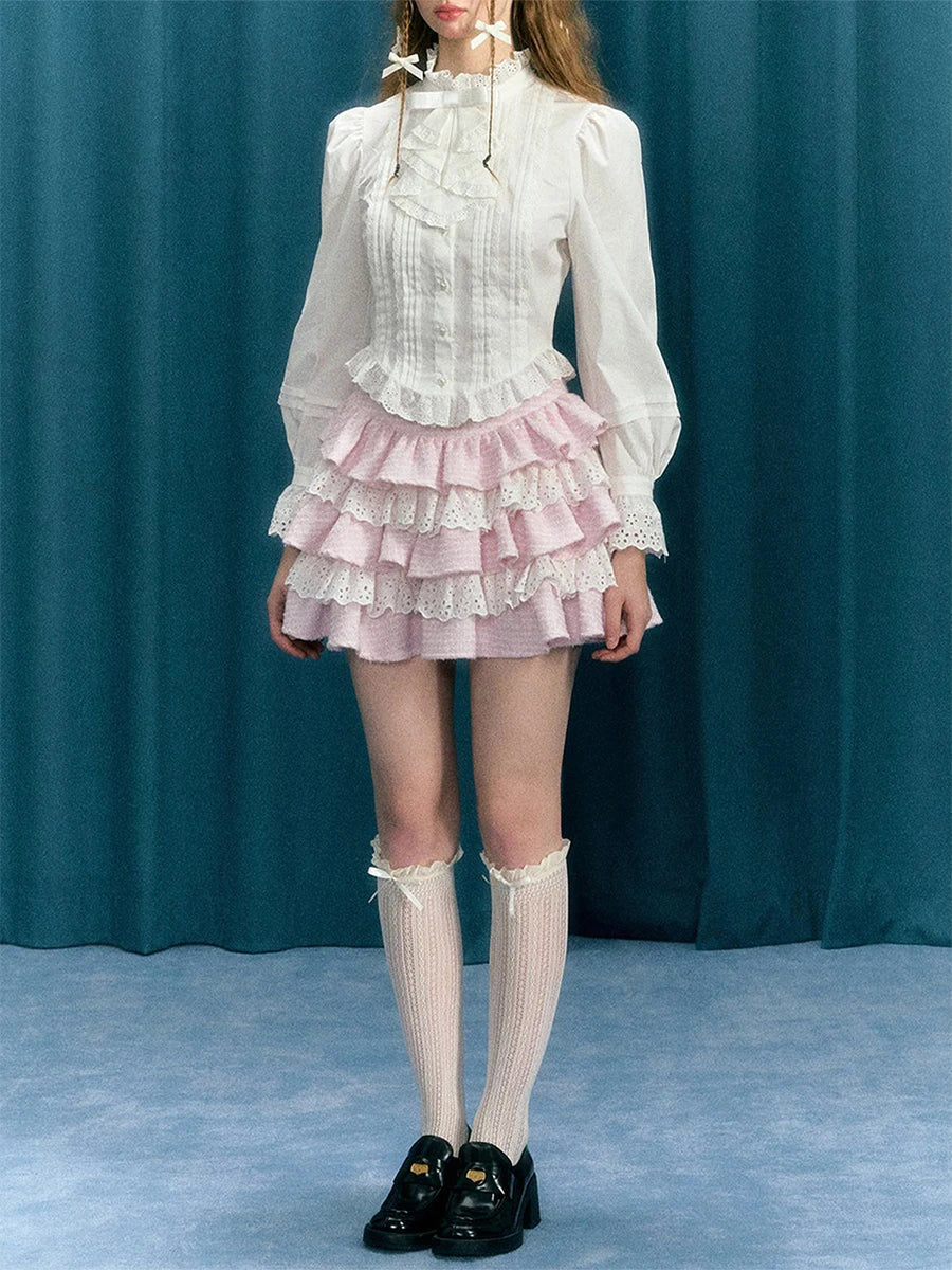 Women s Tartan Checkered Pleated Mini Skirts with High Waistband and Delicate Lace Detailing for a Flirty Look