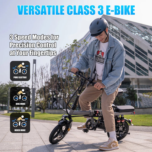 Electric Bike for Adults, 48V 15AH Removable Battery,20MPH 35Miles 500W Brushless Motor Commuting Motorcycle Ebike for Women Men