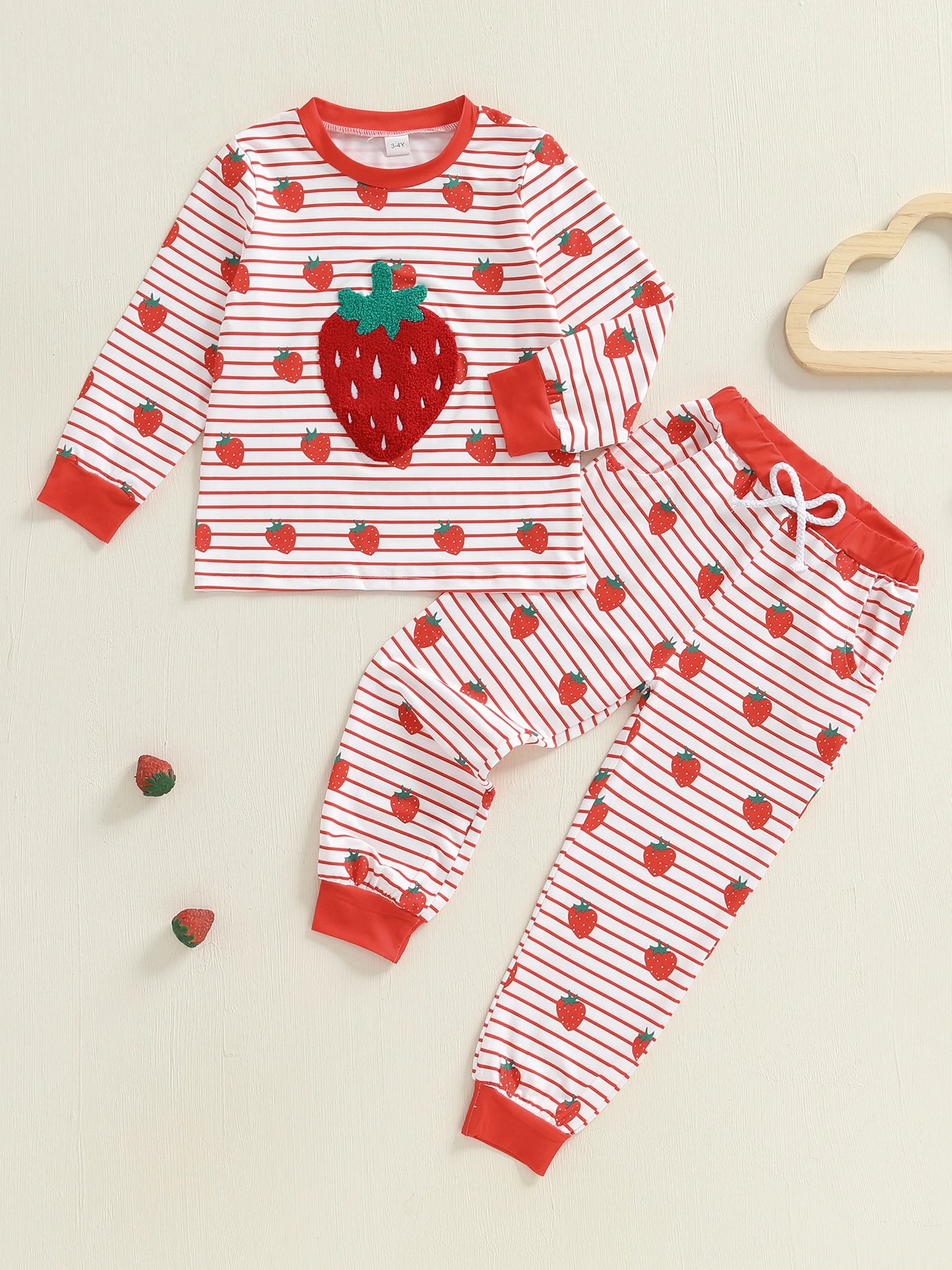 Adorable Baby Girl 2-Piece Winter Outfits with Cute Bear Print Hoodie and Pants Set Toddler Clothes for Cold Days