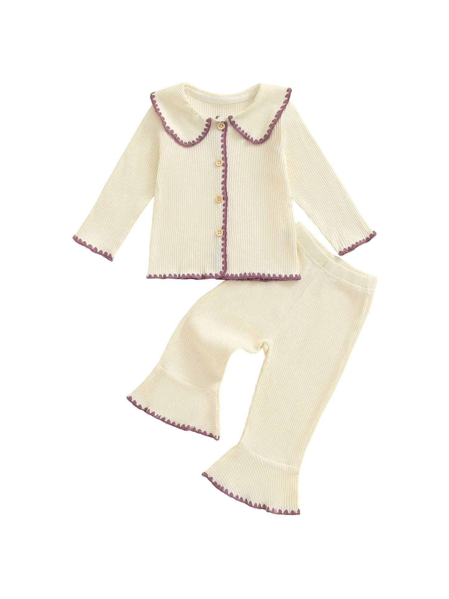 Cute Baby Girl Autumn Clothes Ruffle Sleeve Floral Print Top Bowknot Suspender Skirt 2 Piece Outfit Set for Toddler