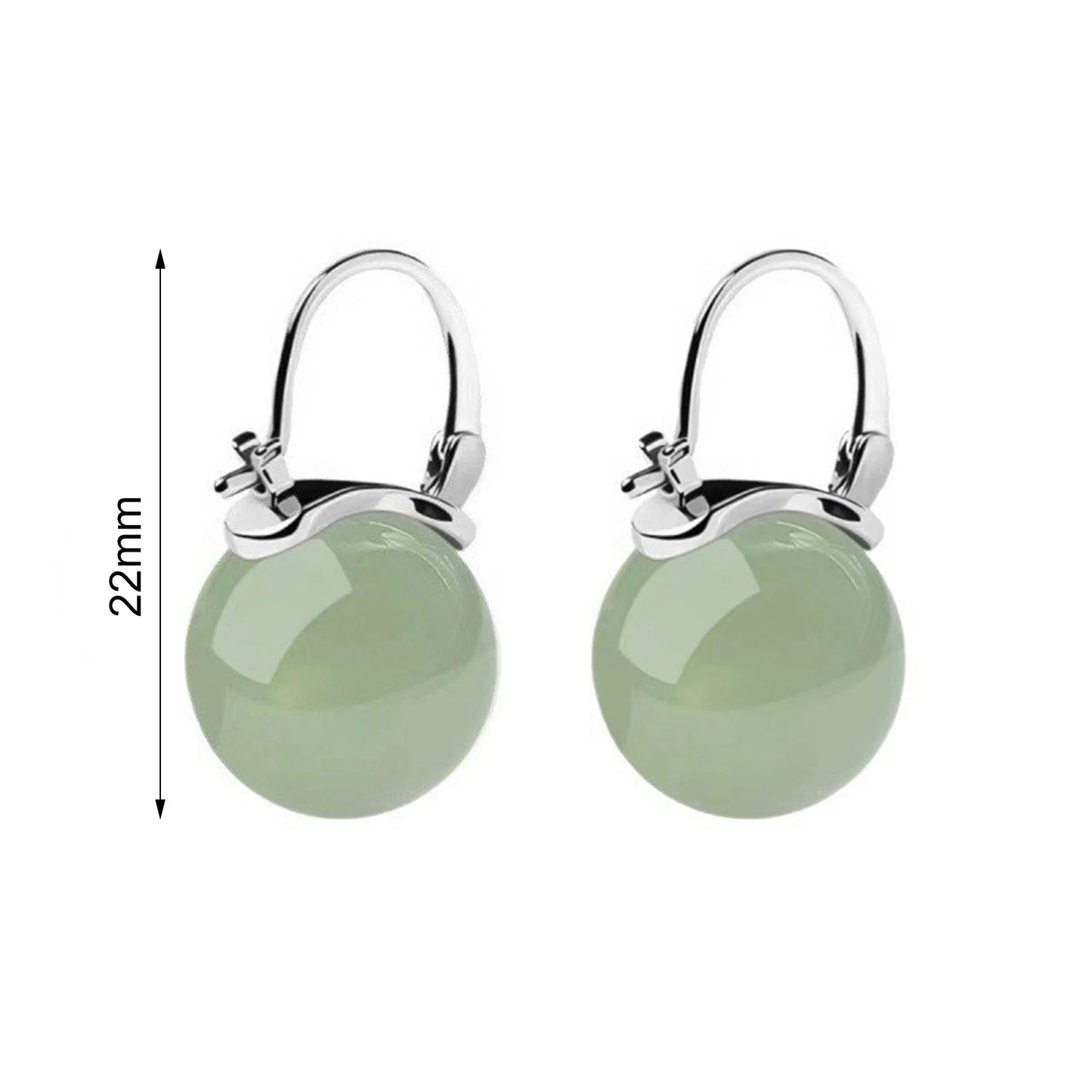 New 925 Sterling Silver Luxury Crystal Zircon Earrings Charms for Woman Cute Engagement Wedding Jewelry Gift