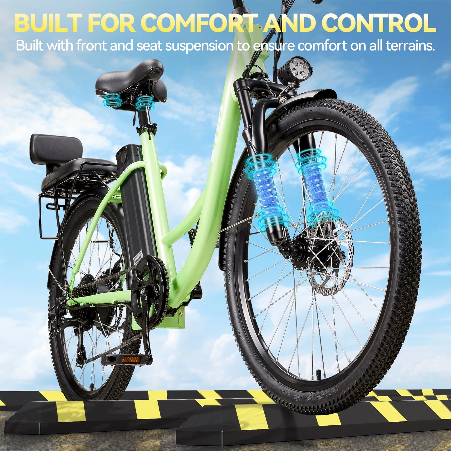 Electric Bicycle for Adults, 750W Motor,48V 13Ah Battery,20MPH 50 Miles Electric Bike,24Inch Tire E-bike