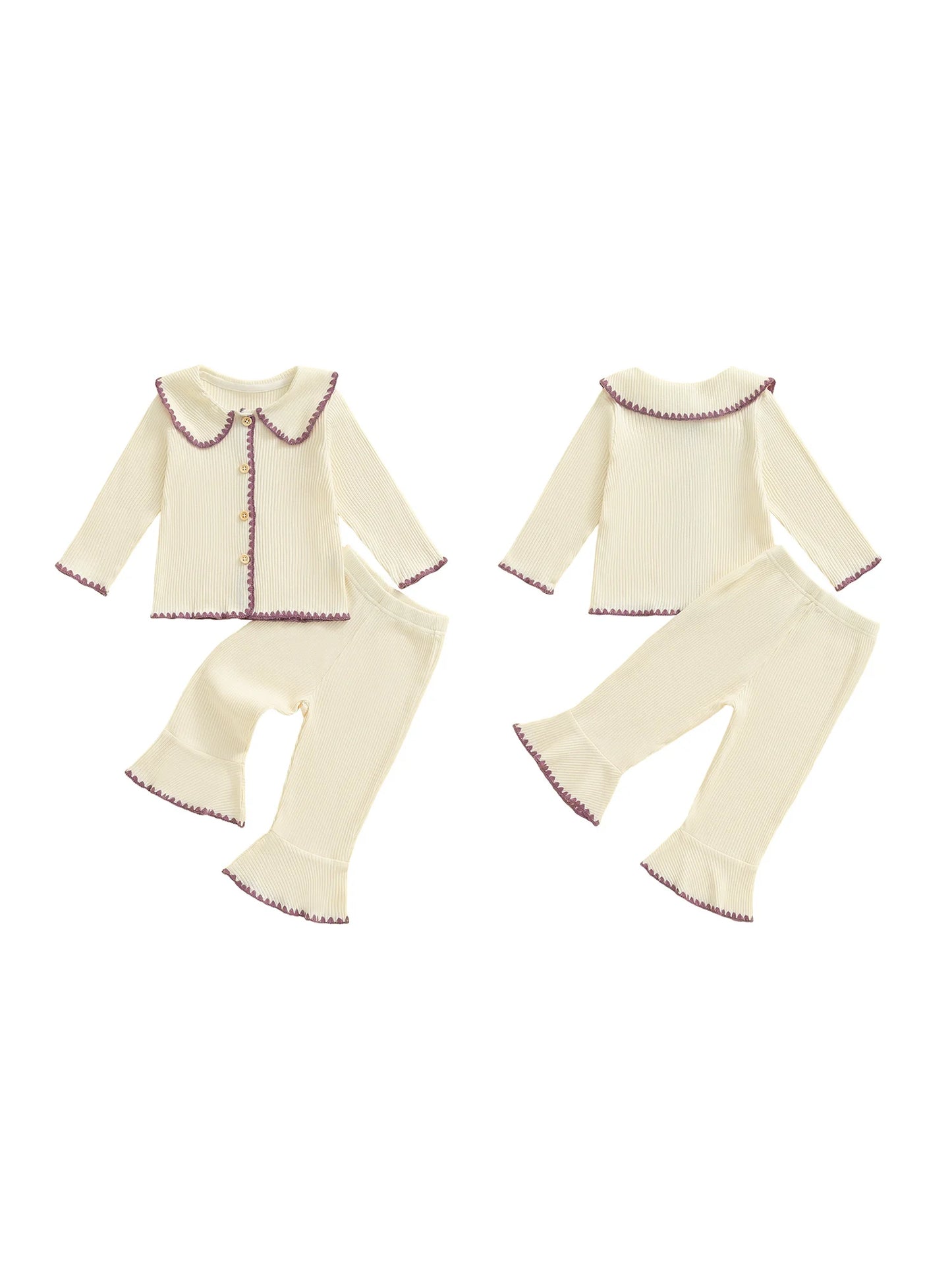 Cute Baby Girl Autumn Clothes Ruffle Sleeve Floral Print Top Bowknot Suspender Skirt 2 Piece Outfit Set for Toddler