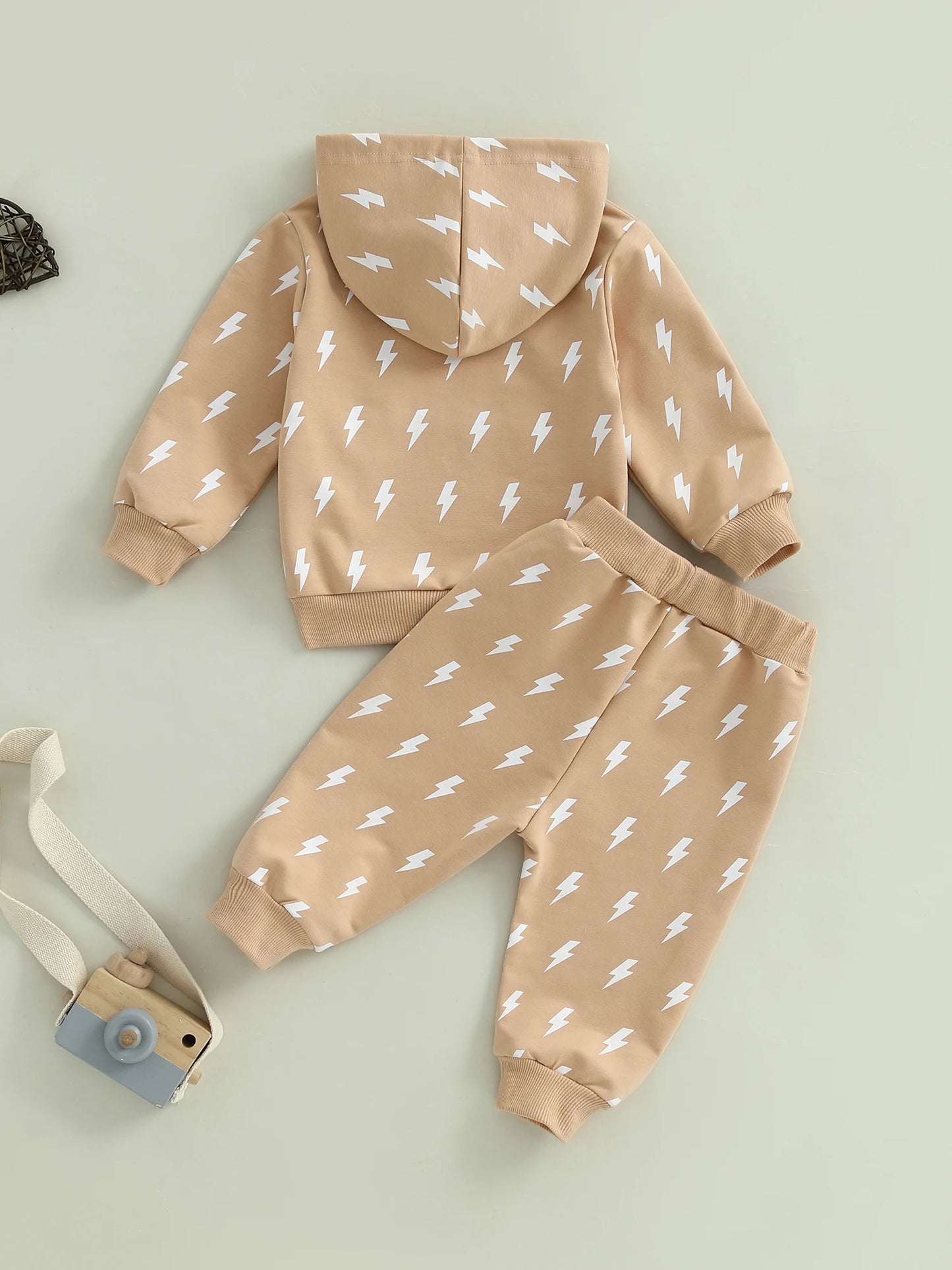 Toddler Boy Winter Outfit Camouflage Print Hoodie Sweatshirt and Jogger Pants Set for Baby Boys 2 Piece Clothing