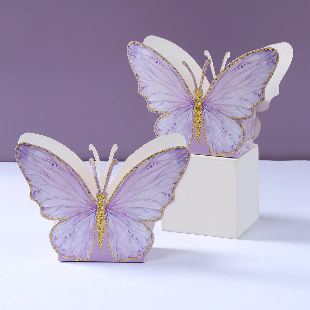 6pcs 20x14cm 3D Simulation Butterfly Birthday Decoration Girl Butterfly Decor Birthday Party Baby Shower Wedding Decoration