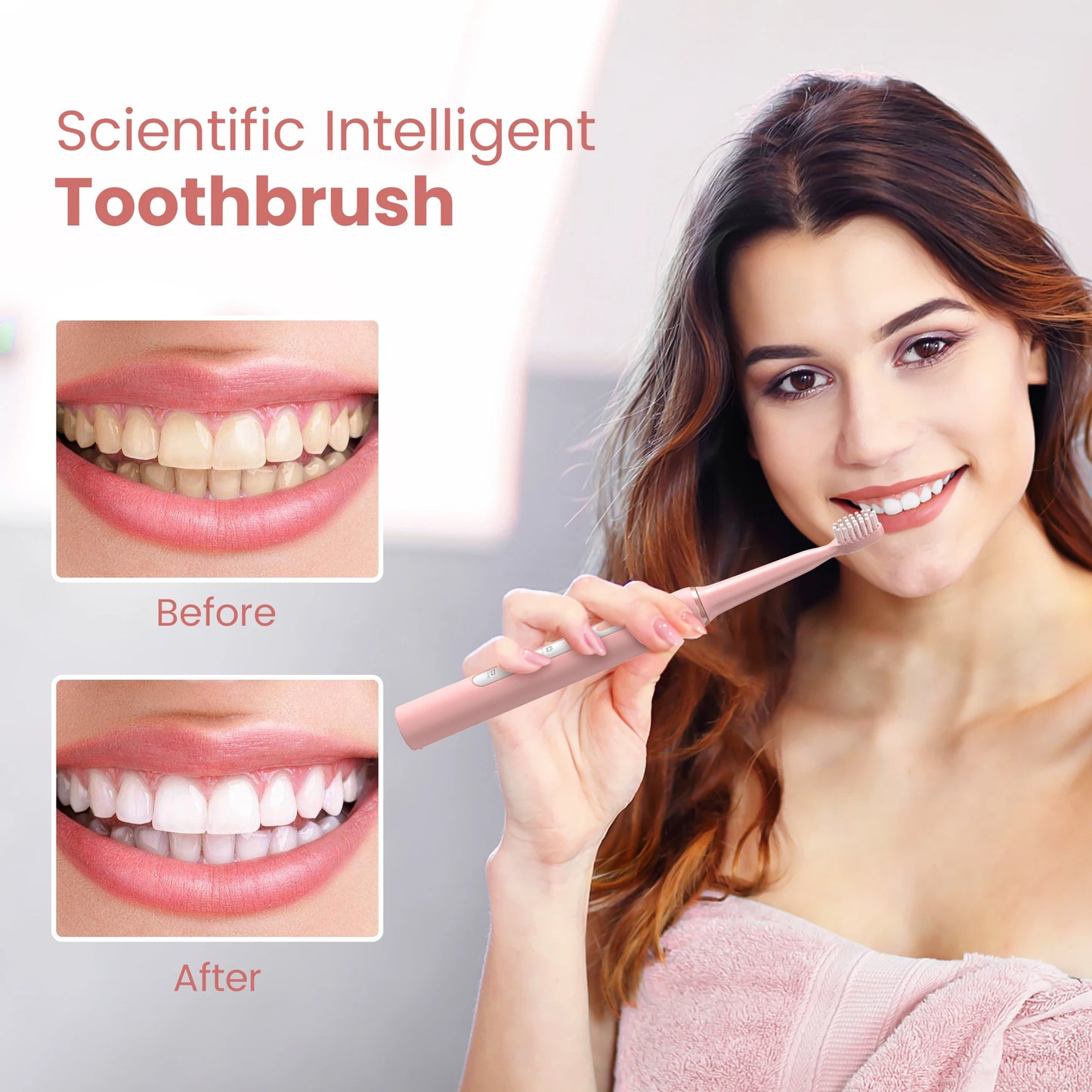 Sejoy Oral Irrigator Dental Water Flosser &  Electric Toothbrush Portable Dental Water Jet kit Rechargeable for Home Travl