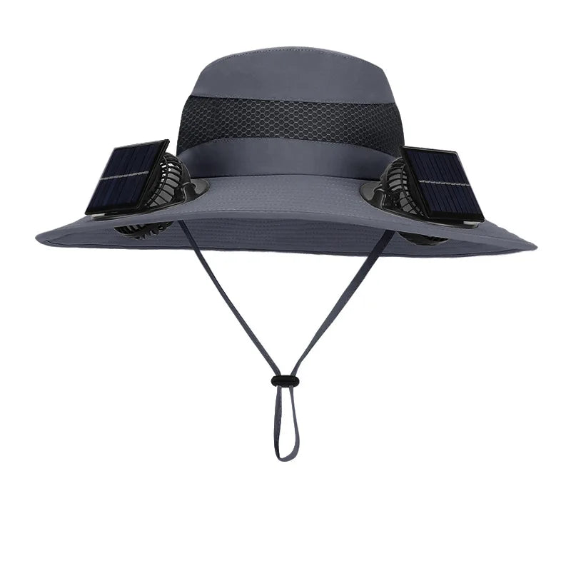 Sunshade Fishing Hat Quick-Dry Large Edge Cooling Hat 3 Modes Outdoor Drawstring Fishing Hat for Outdoor Riding Hiking Fishing